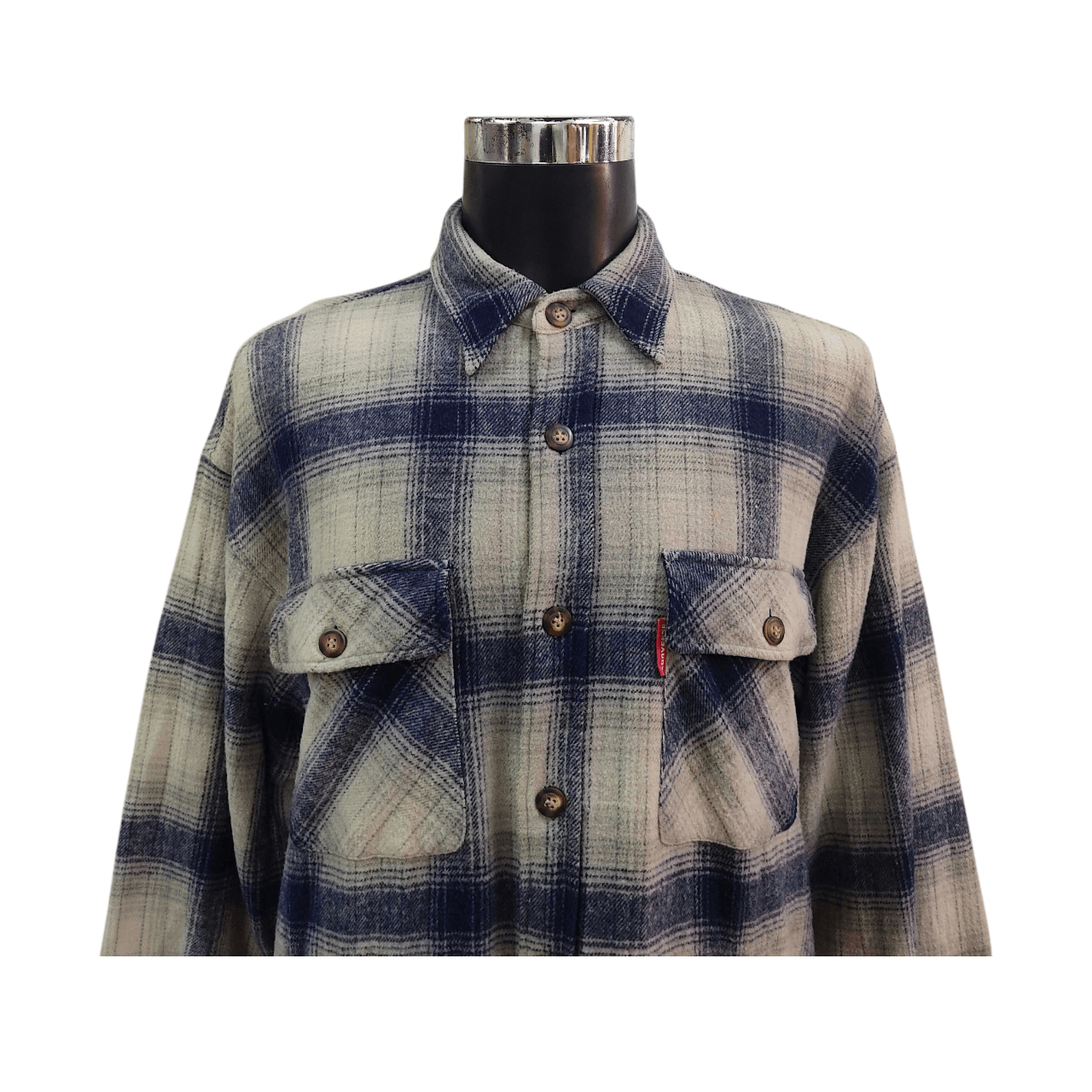 Converse Converse Plaid Overshirt Wool Jacket Size US XXL / EU 58 / 5 - 2 Thumbnail