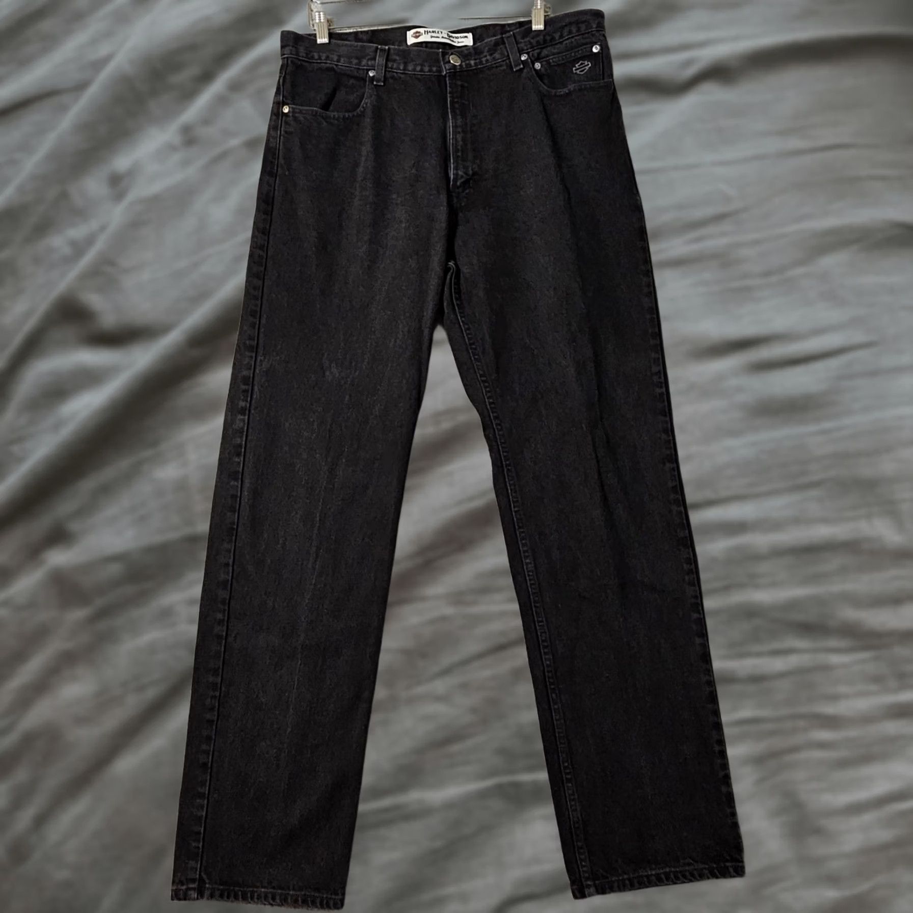 Harley Davidson - Incorporating "Harley Davidson" and "Jeans" directly Size US 38 / EU 54 - 1 Thumbnail