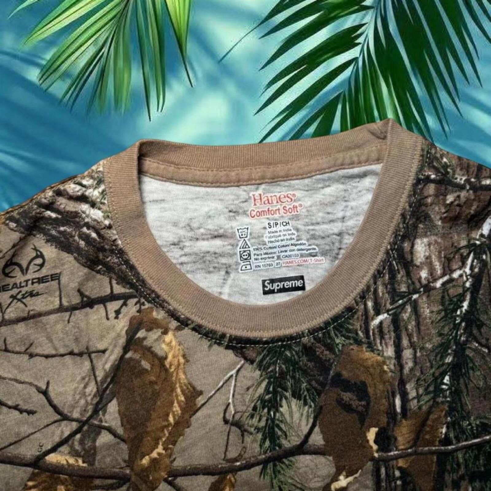 Supreme Supreme x Hanes Real Tree camouflage collab SS17 Rare Hype Size US S / EU 44-46 / 1 - 3 Thumbnail
