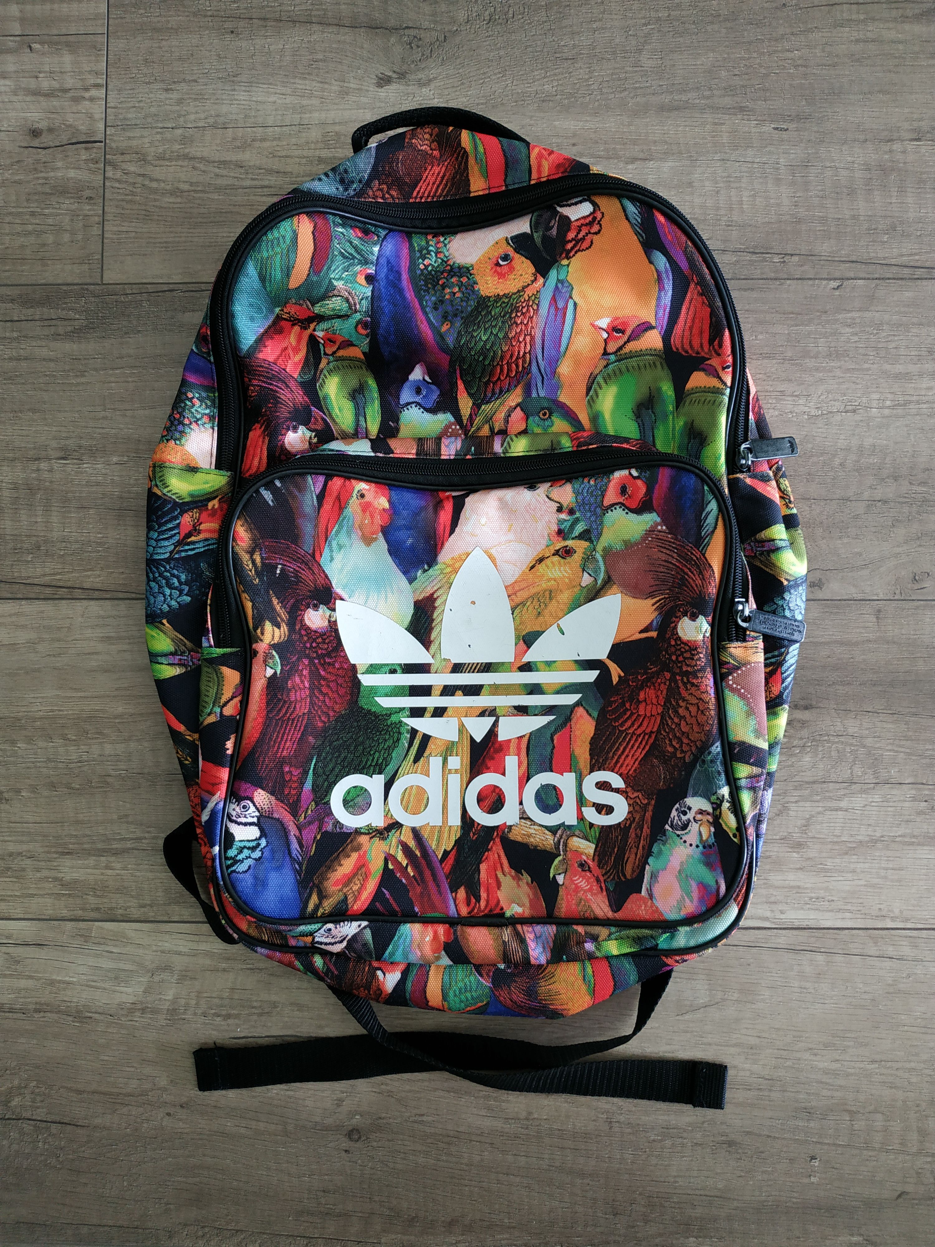 Adidas × Farm Rio Adidas Originals x FARM RIO Multicolor Birds Backpack ...
