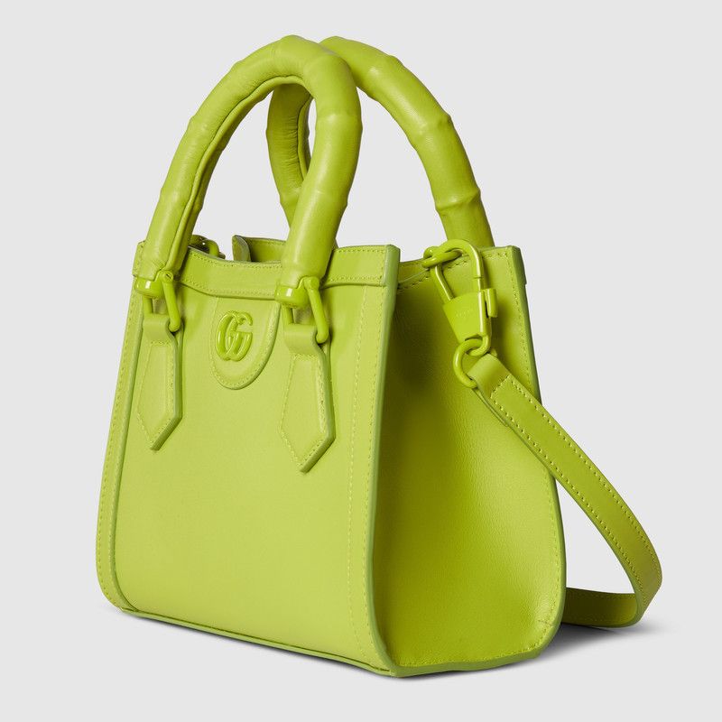 Gucci o1la5ras0526 Size: OS / Diana Small Tote Bag in Bright Green Size ONE SIZE - 2 Thumbnail
