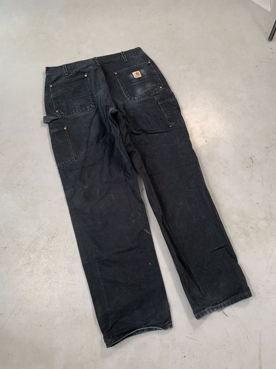 Carhartt Vintage sunfade Carhartt b11 Blk double knee denim Size US 36 / EU 52 - 2 Thumbnail