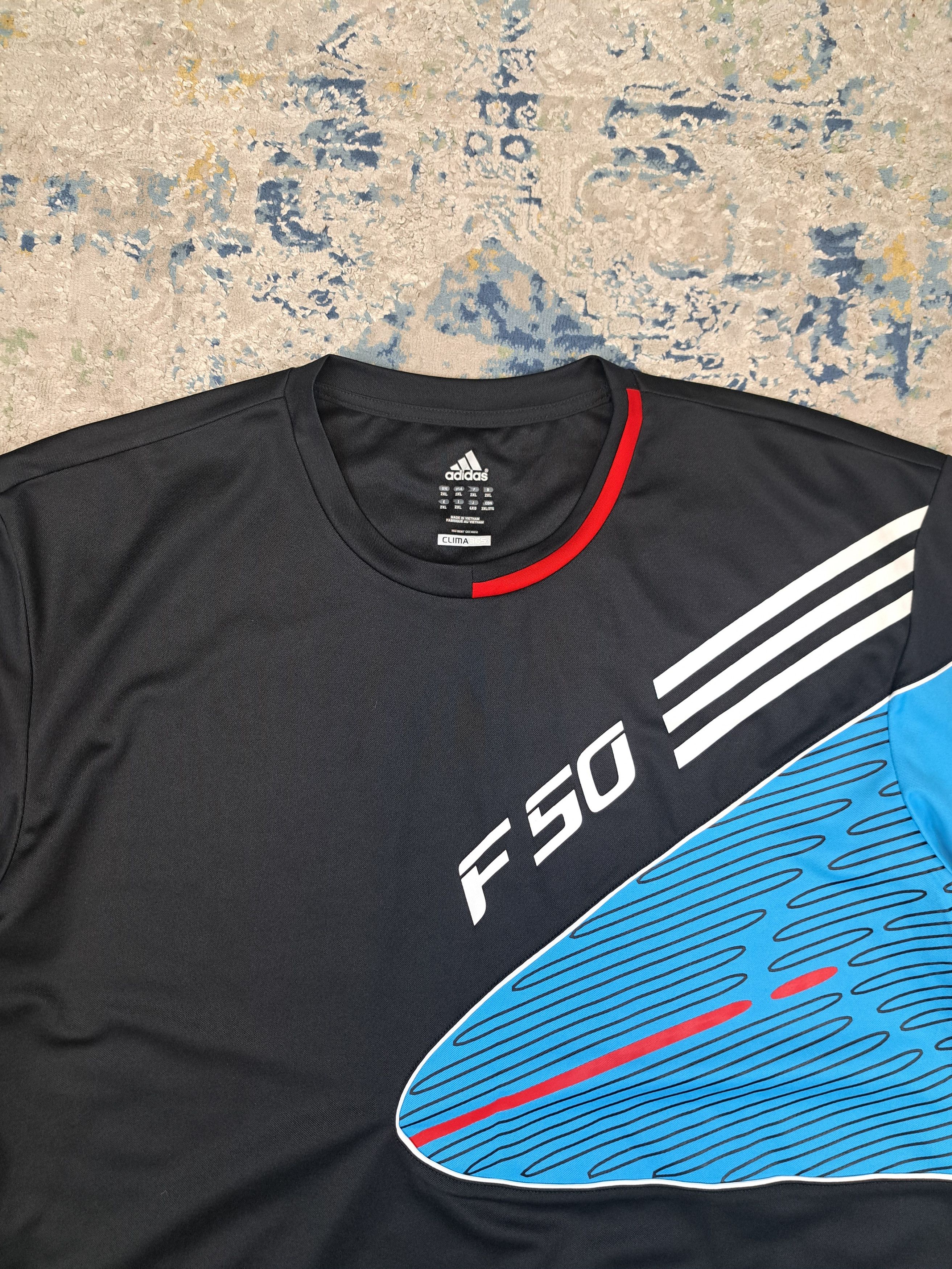Adidas Vintage 2009 Adidas F50 Predator Blokecore Tee Soccer Size US XXL / EU 58 / 5 - 2 Thumbnail