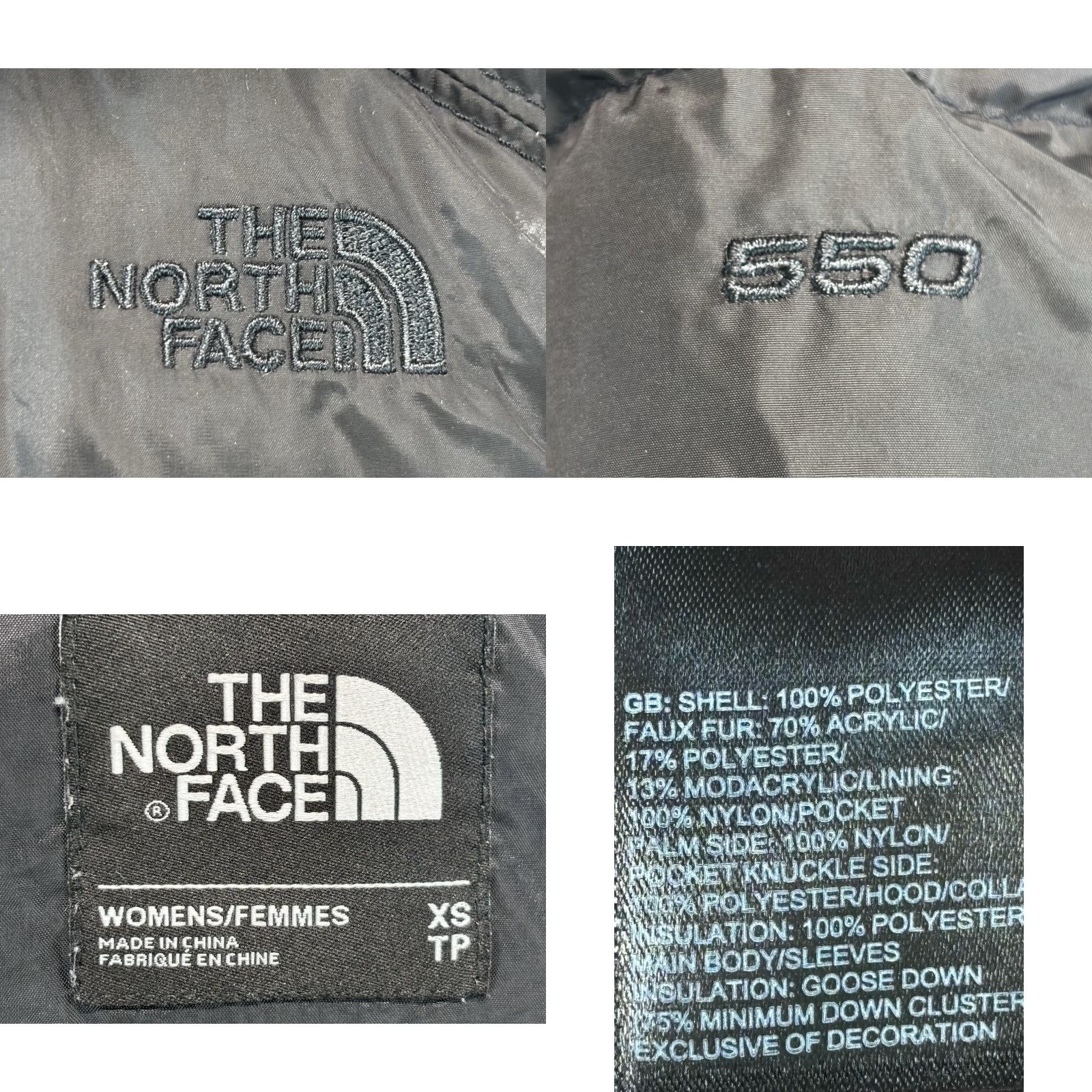 The North Face THE NORTH FACE Puffer Jacket Parka Women XS / TP Black Down Hooded Full Zip Insulated Logo Winter Fall Size XS / US 0-2 / IT 36-38 - 8 Thumbnail