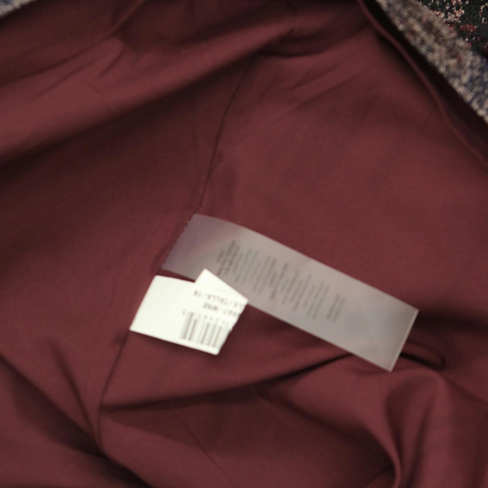 Vince Camuto Nwt Vince Camuto Flare Puff-sleeve Dress Wine Red Multi 16 Size XXL / US 16-18 / IT 52-54 - 5 Thumbnail