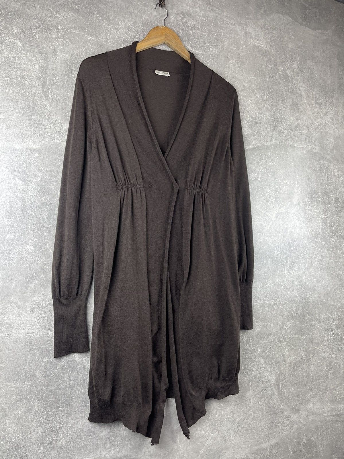 Other Rivamonti Wool Wrap-Front Knit Dress Long Cardigan Brown Size XL / US 12-14 / IT 48-50 - 3 Thumbnail