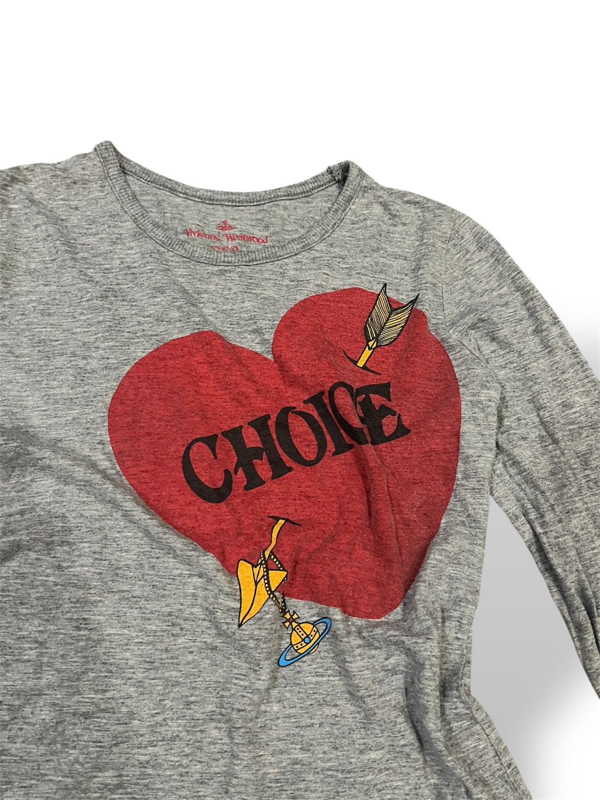 Vivienne Westwood Vintage Vivienne Westwood 'Choice' Hearts Orb Long Sleeves Size S / US 4 / IT 40 - 3 Thumbnail