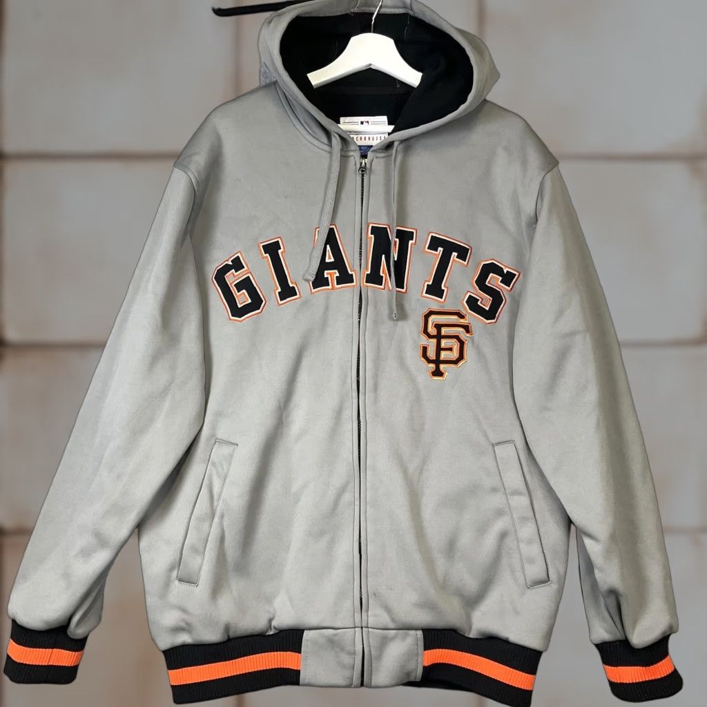MLB MLB Giants Jacket Full Zip Baseball Gray L Mens Size US L / EU 52-54 / 3 - 1 Thumbnail