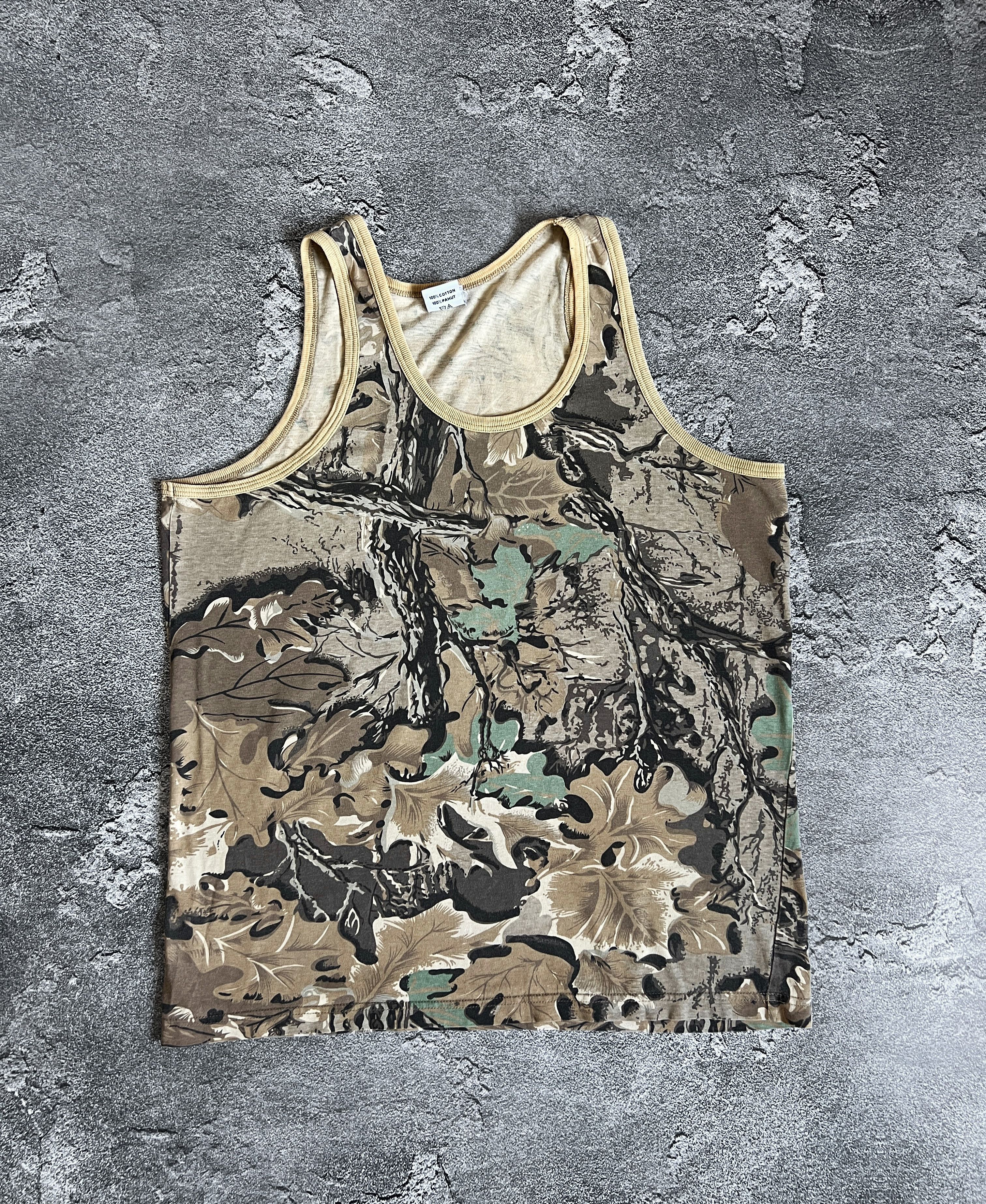 Vintage Vintage tank top camouflage y2k Size US L / EU 52-54 / 3 - 1 Thumbnail