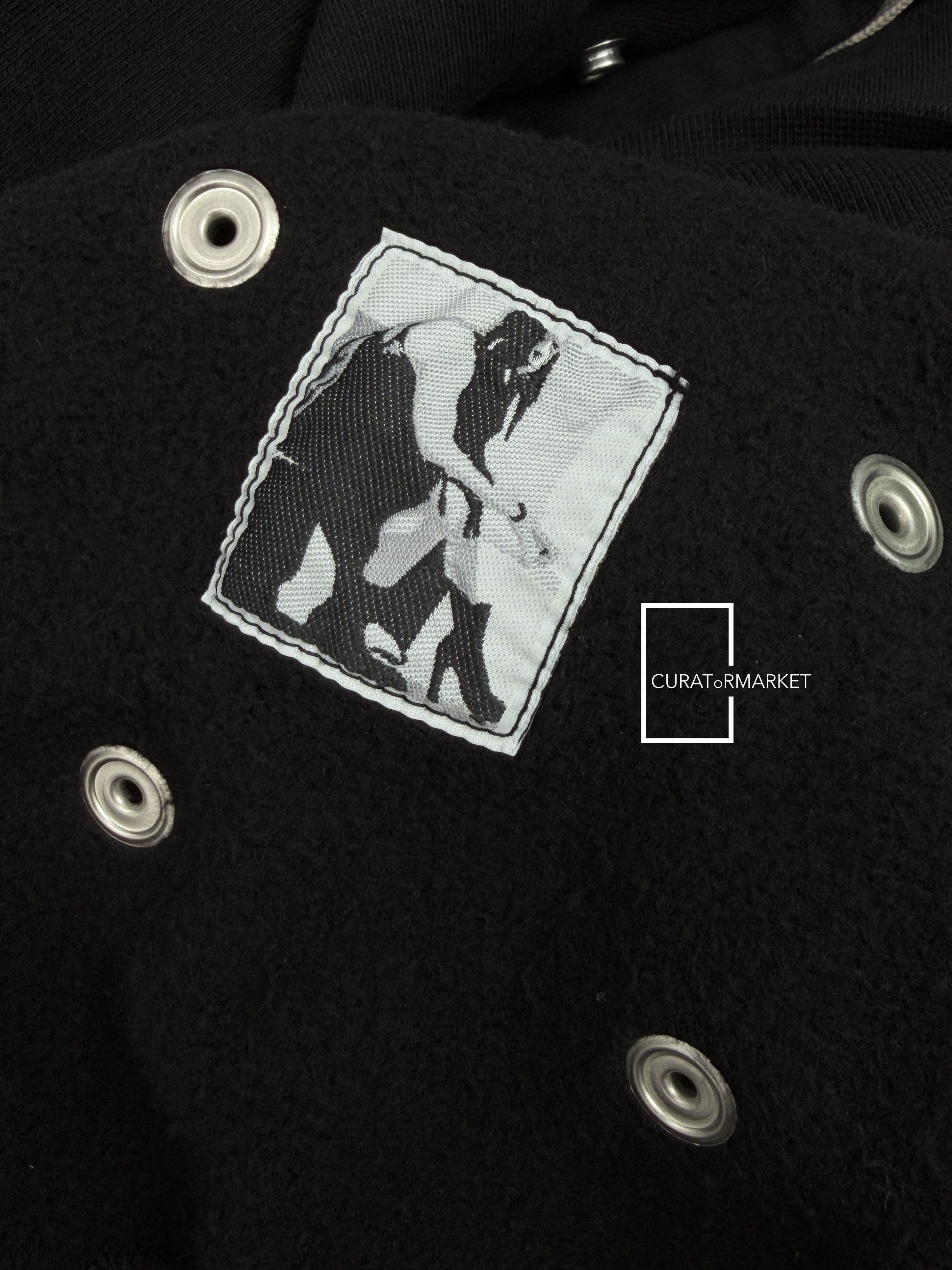 Rick Owens Drkshdw Granbury Organic Fleece Press Stud Button Hoodie SS24 Lido Size US S / EU 44-46 / 1 - 13 Thumbnail