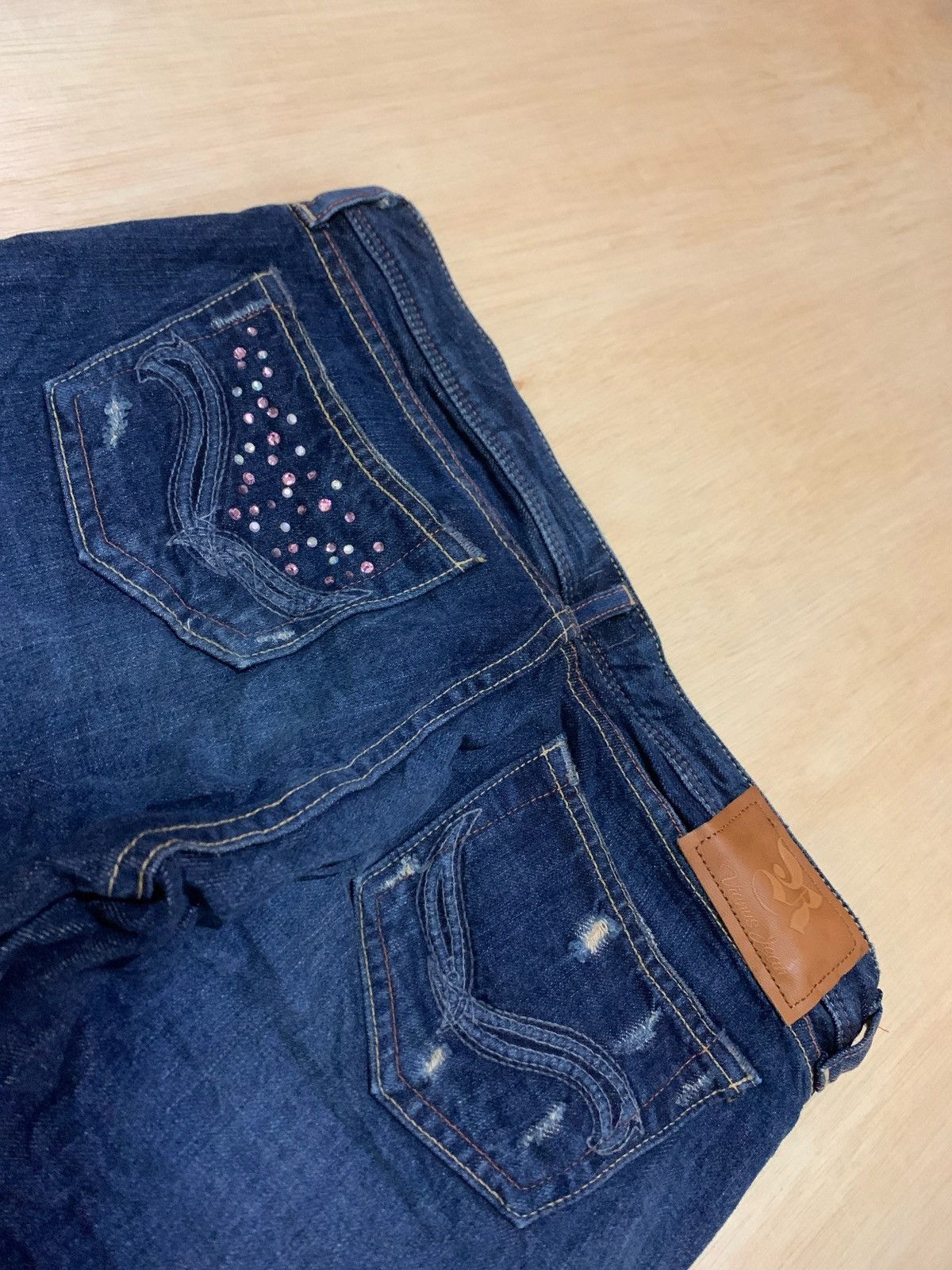 20471120 × Japanese Brand × Le Grande Bleu (L.G.B.) Flare Vienus Jeans Something Bootcut Size US 30 / EU 46 - 5 Thumbnail
