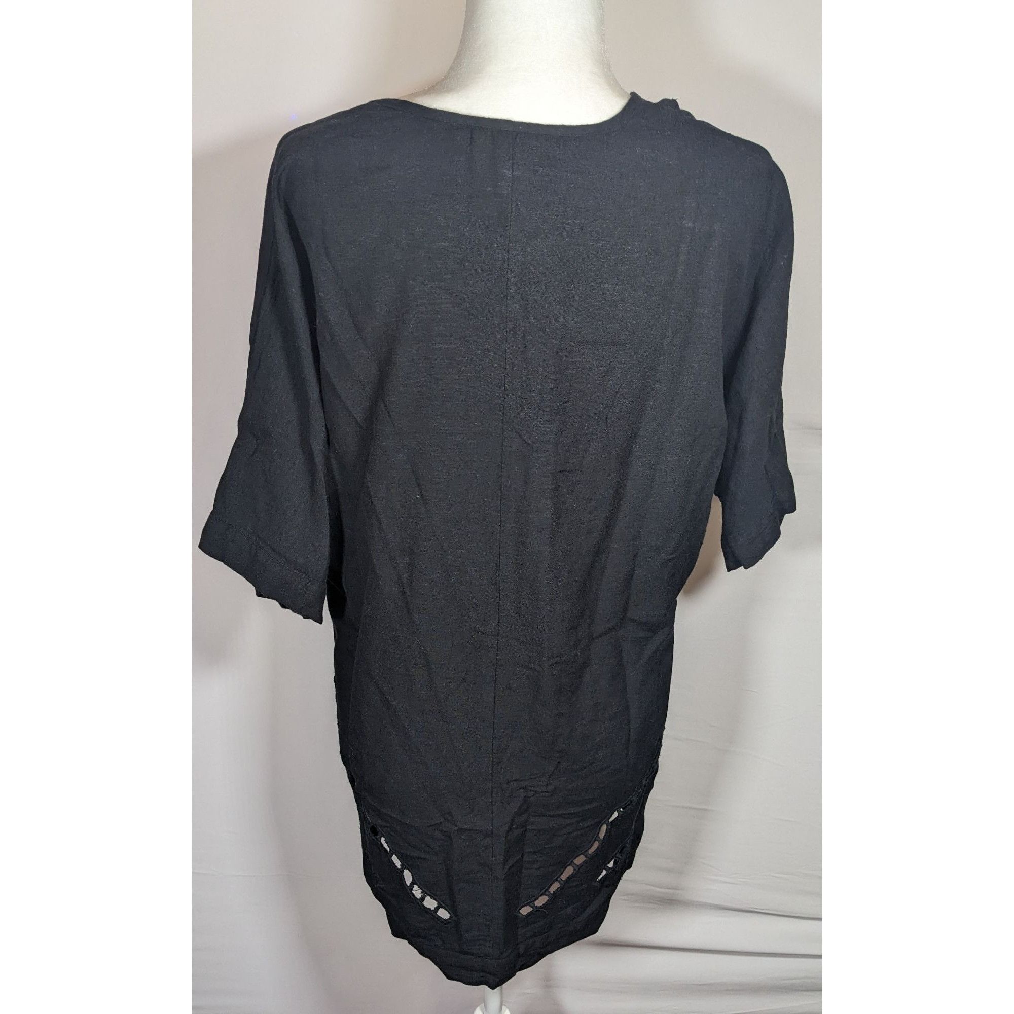 Other Vix Paula Hermanny Gothic Black Swim Cover With Cutout Accen Size ONE SIZE - 7 Thumbnail