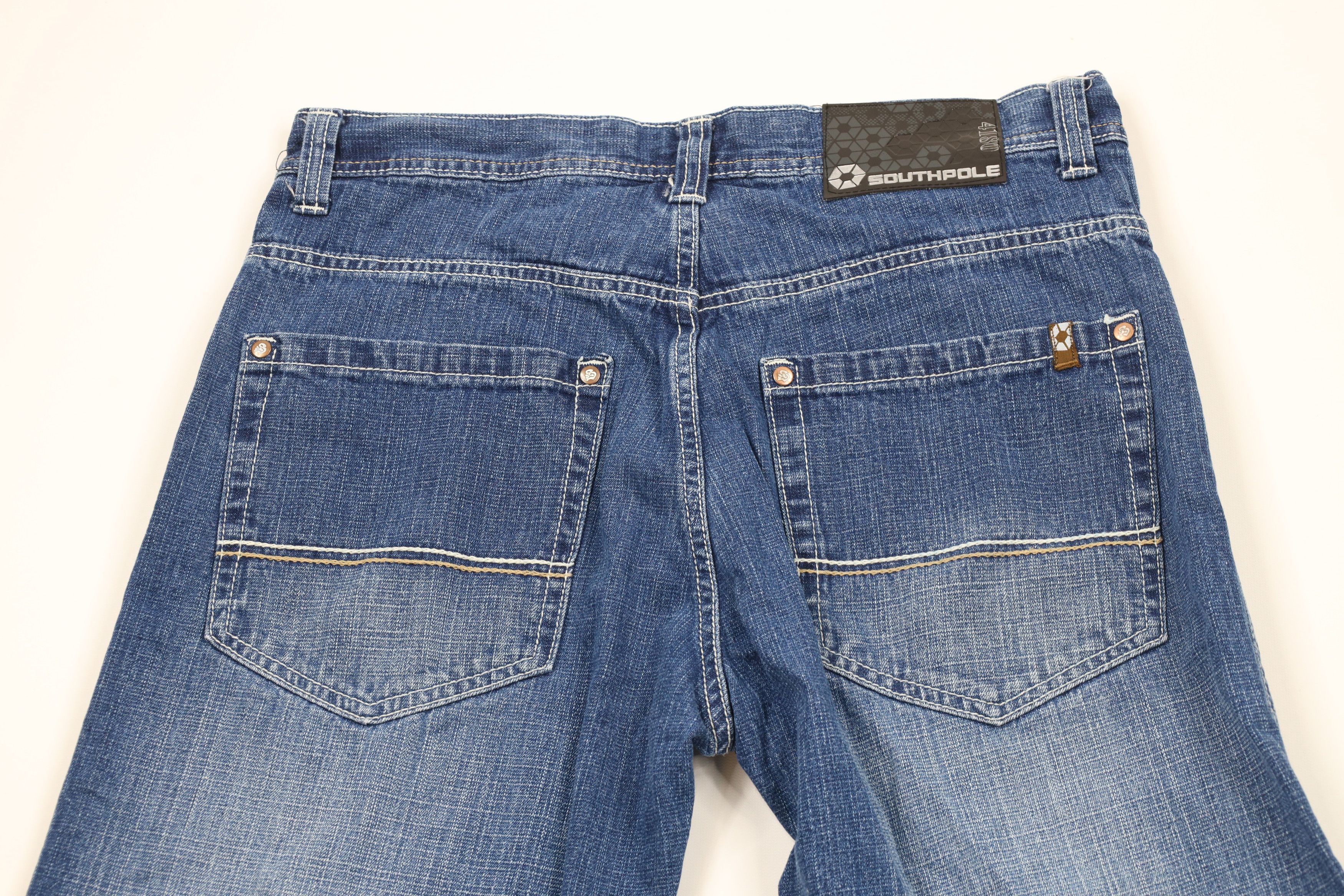 Southpole × Vintage Vintage 90s Y2K Southpole Baggy Wide Leg Denim Jeans Blue Size US 34 / EU 50 - 10 Thumbnail