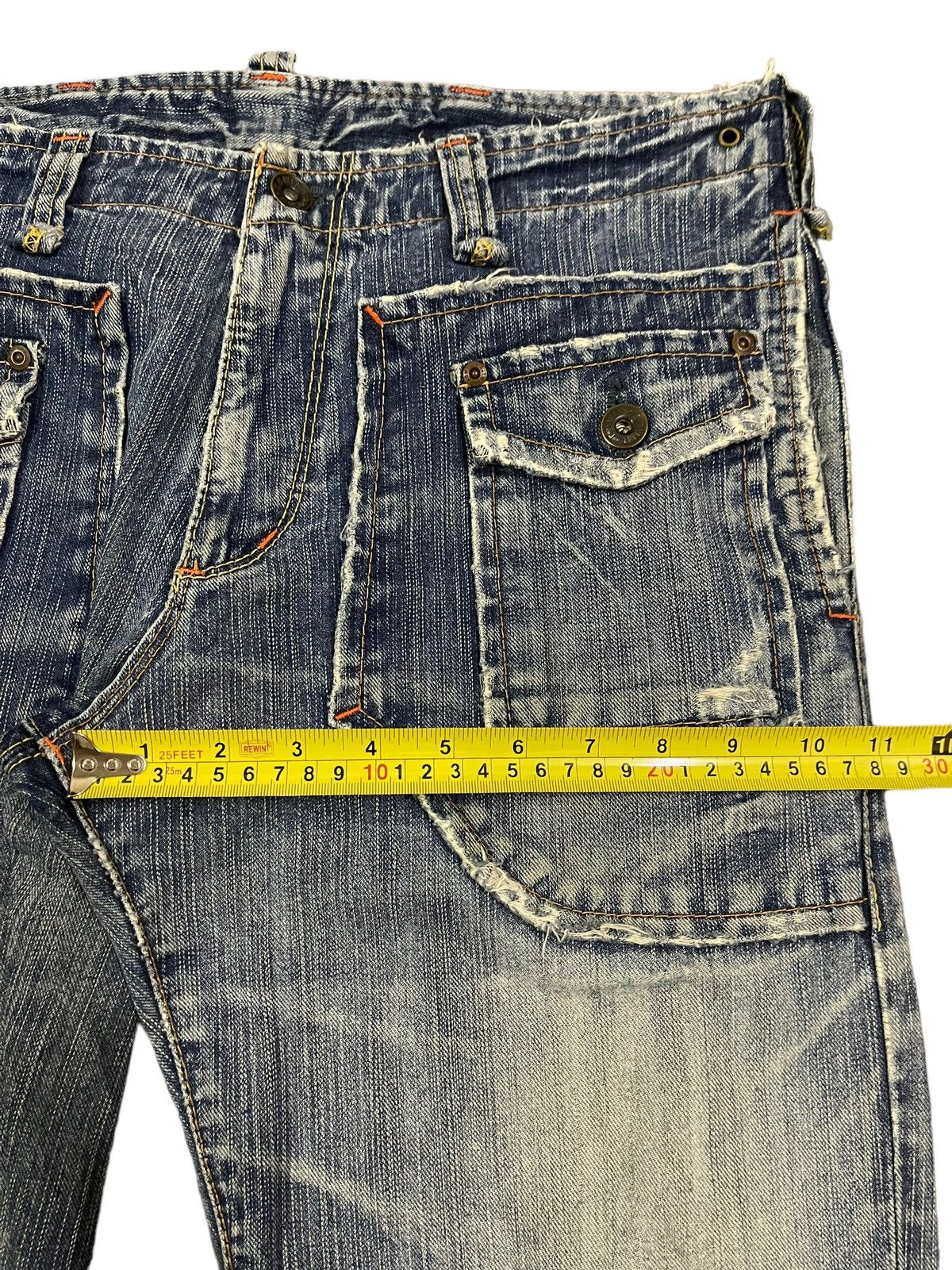 Edwin Vintage Edwin Bush Pant Style Distressed Baggy Jeans Size US 33 - 11 Thumbnail