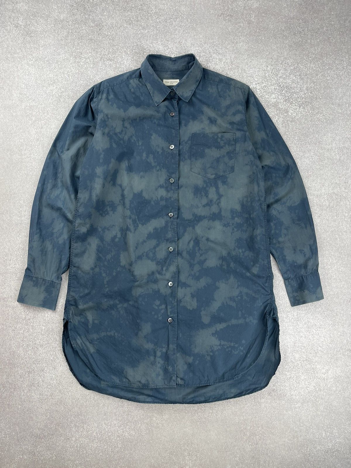 Dries Van Noten Dries Van Noten Custom Tie Dye Dress Long Sleeve Shirt Size S / US 4 / IT 40 - 2 Thumbnail