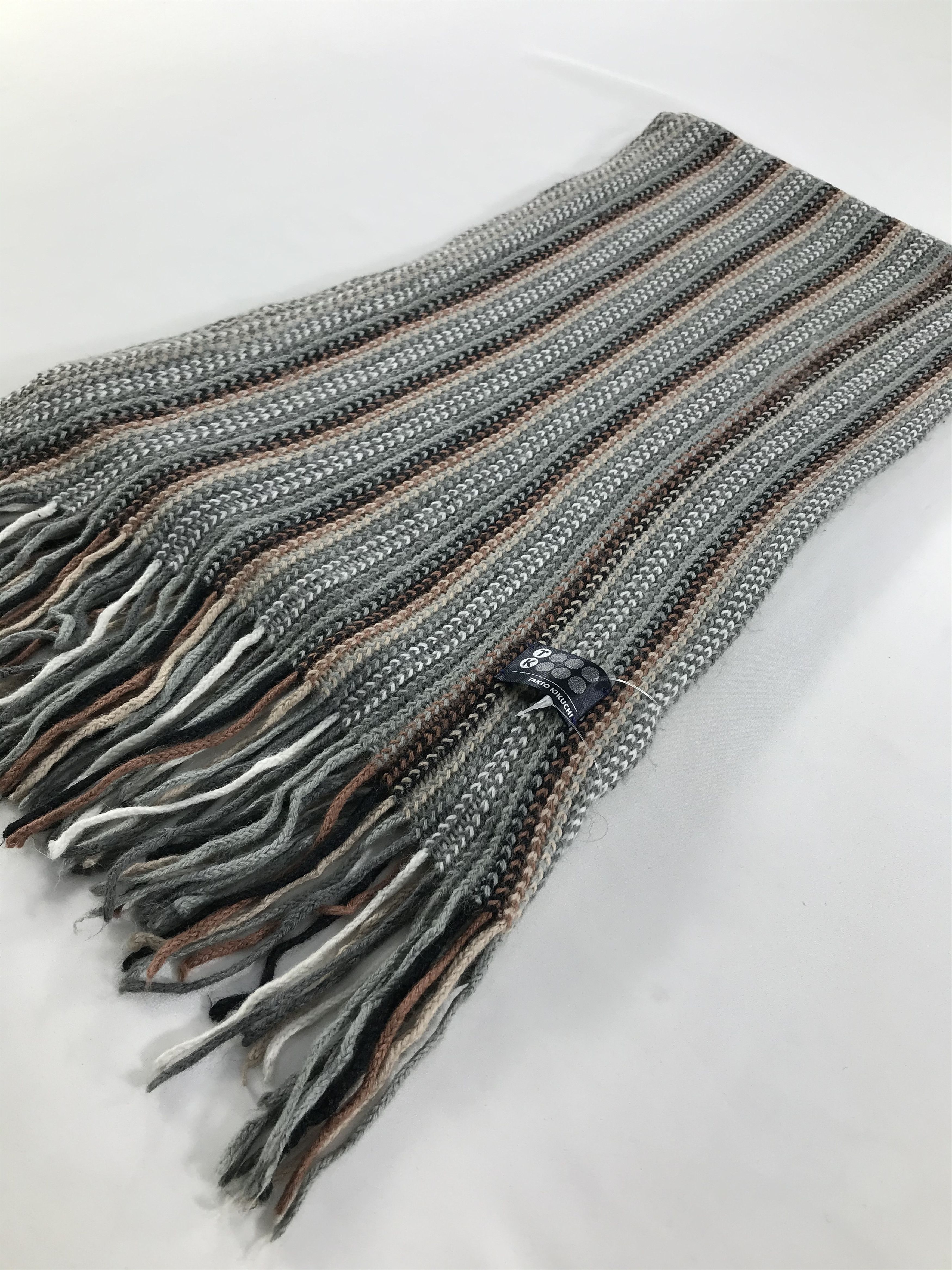 Takeo Kikuchi × Vintage Takeo Kikuchi Scarf / Muffler / Neckwear - WW2463 Size ONE SIZE - 3 Thumbnail