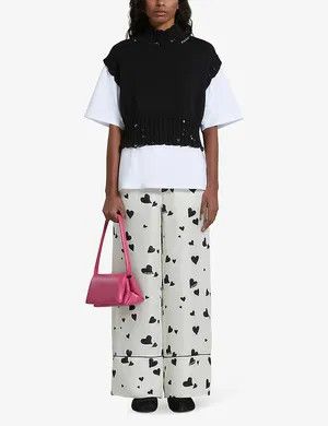 Marni o1w1db10125 Size:OS/Prisma Puffed Shoulder Bag in Pink Size ONE SIZE - 6 Thumbnail
