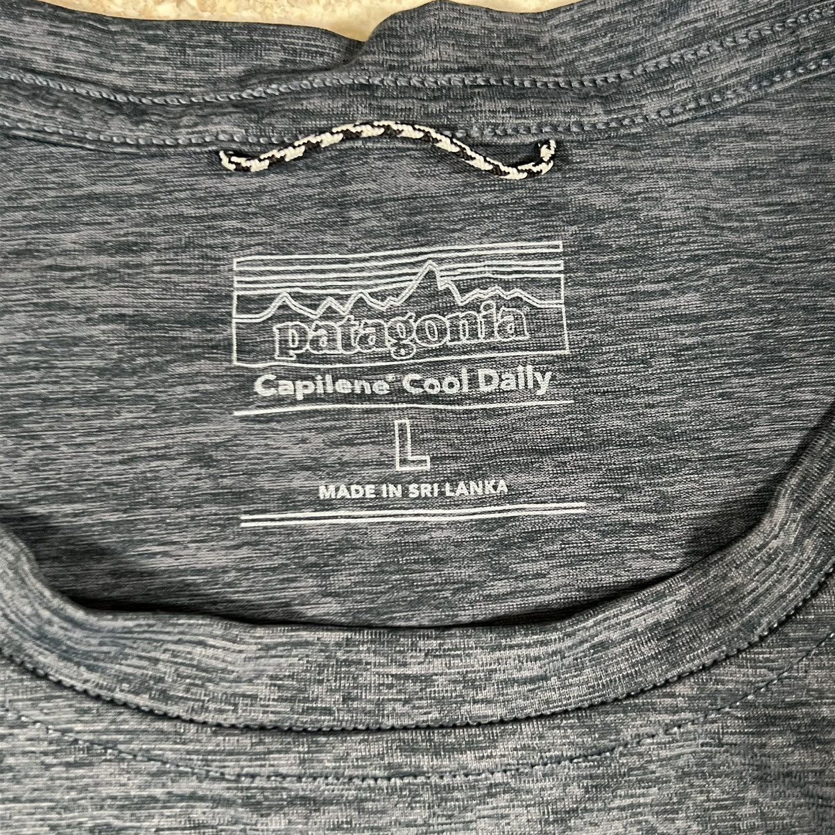 Patagonia Patagonia Shirt Large Capilene Cool Daily Logo Blue T Shirt Size US L / EU 52-54 / 3 - 6 Thumbnail