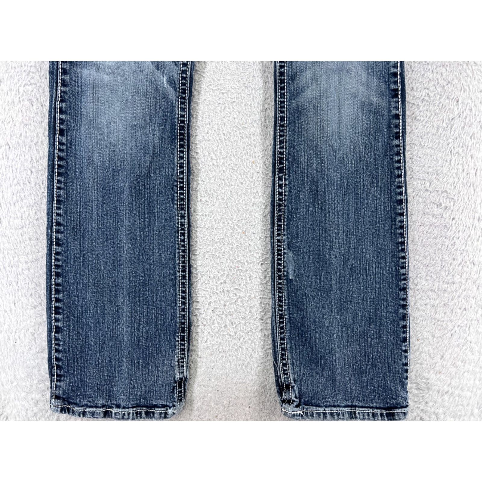Wrangler Wrangler Jeans Women 7 Blue Denim Bootcut Distressed Cotton Blend 5-Pocket Design Bootcut Wrangler Size 28" / US 6 / IT 42 - 5 Thumbnail