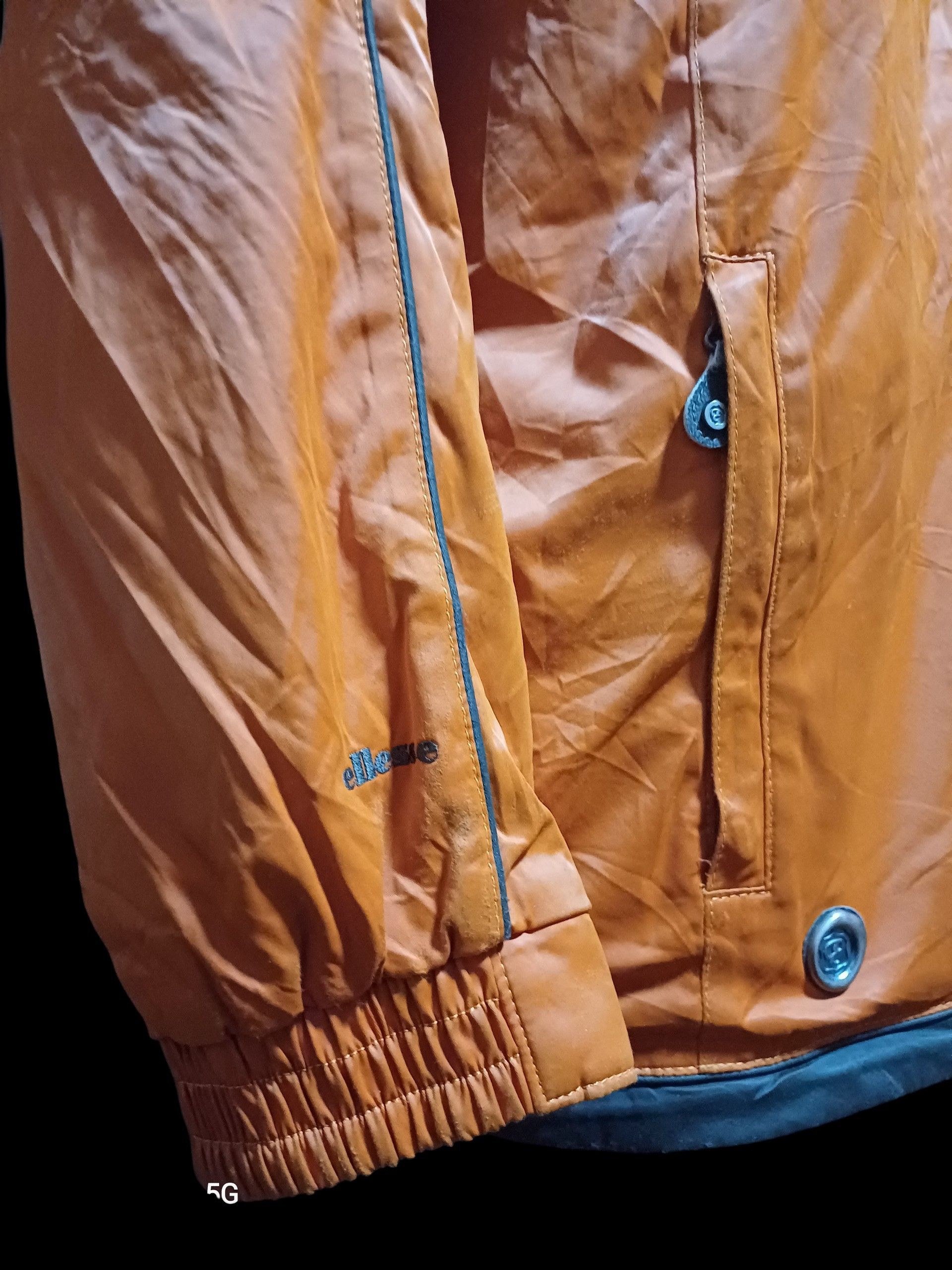 Ellesse × Goldwin Leather Jacket Ellese x Goldwin Size L / US 10 / IT 46 - 3 Thumbnail