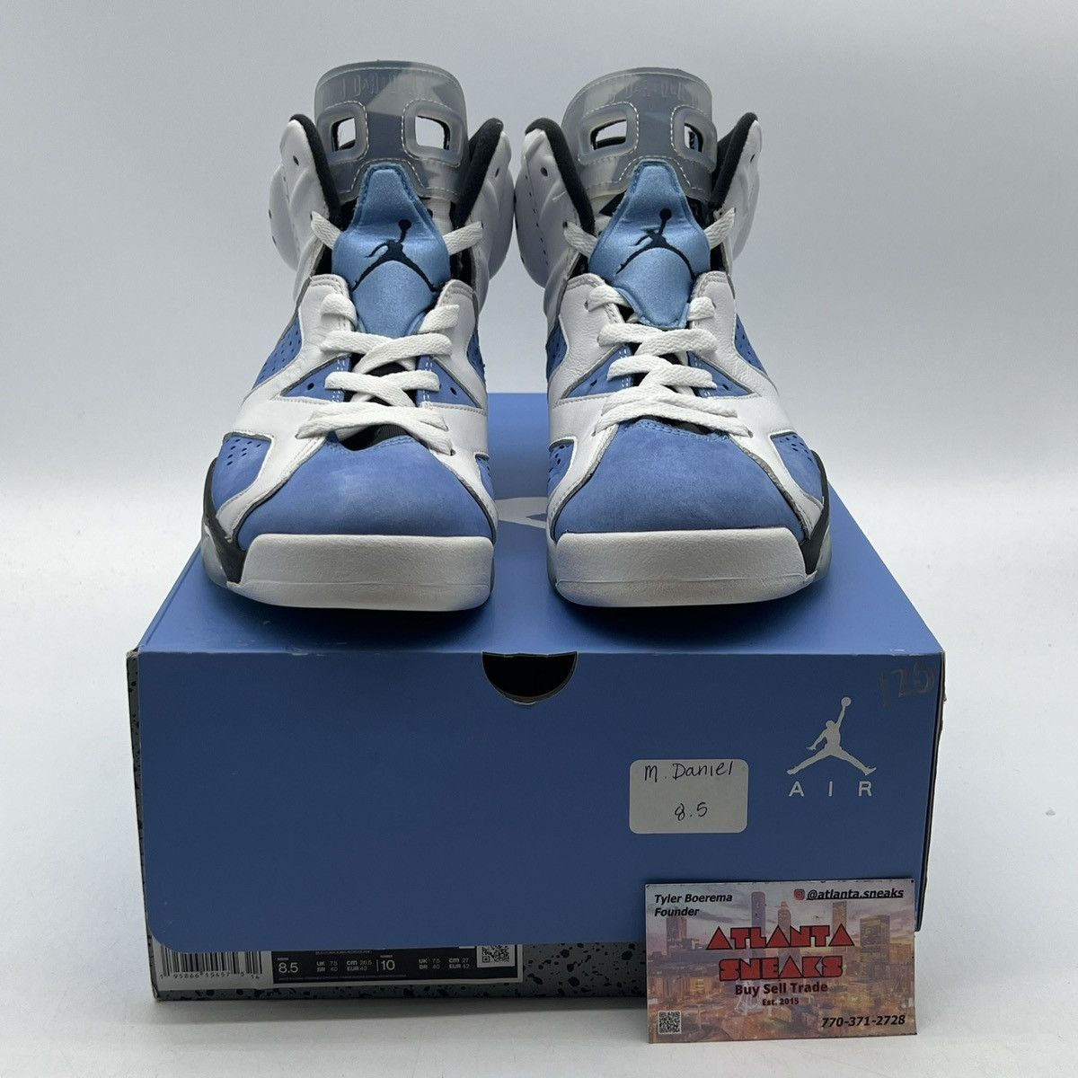 Jordan Brand Air Jordan 6 UNC Home Size US 8.5 / EU 41-42 - 2 Thumbnail