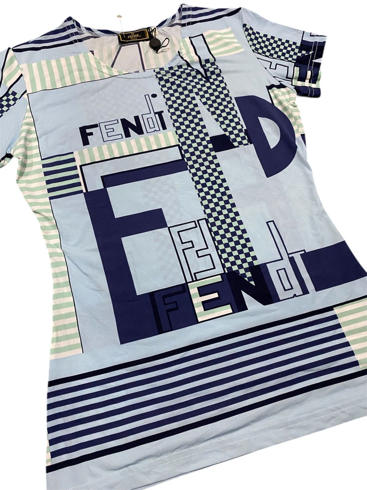 Fendi Vintage Fendi Women's Full Print Top Shirt Size M / US 6-8 / IT 42-44 - 2 Thumbnail