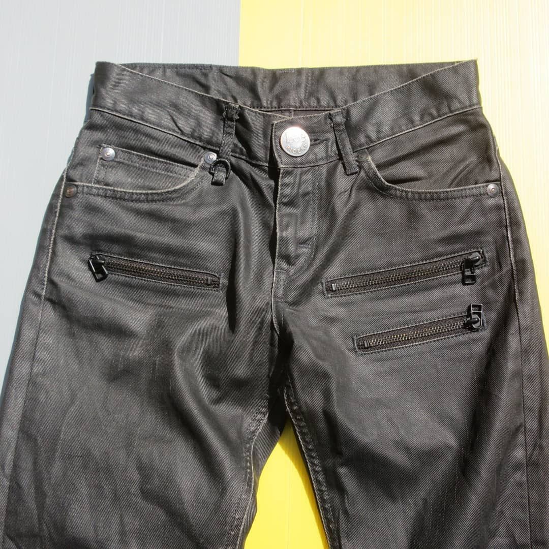 Lee × Vintage Lee Rider all Leather biker pants Rocker Trouser Pants Size US 26 / EU 42 - 8 Thumbnail