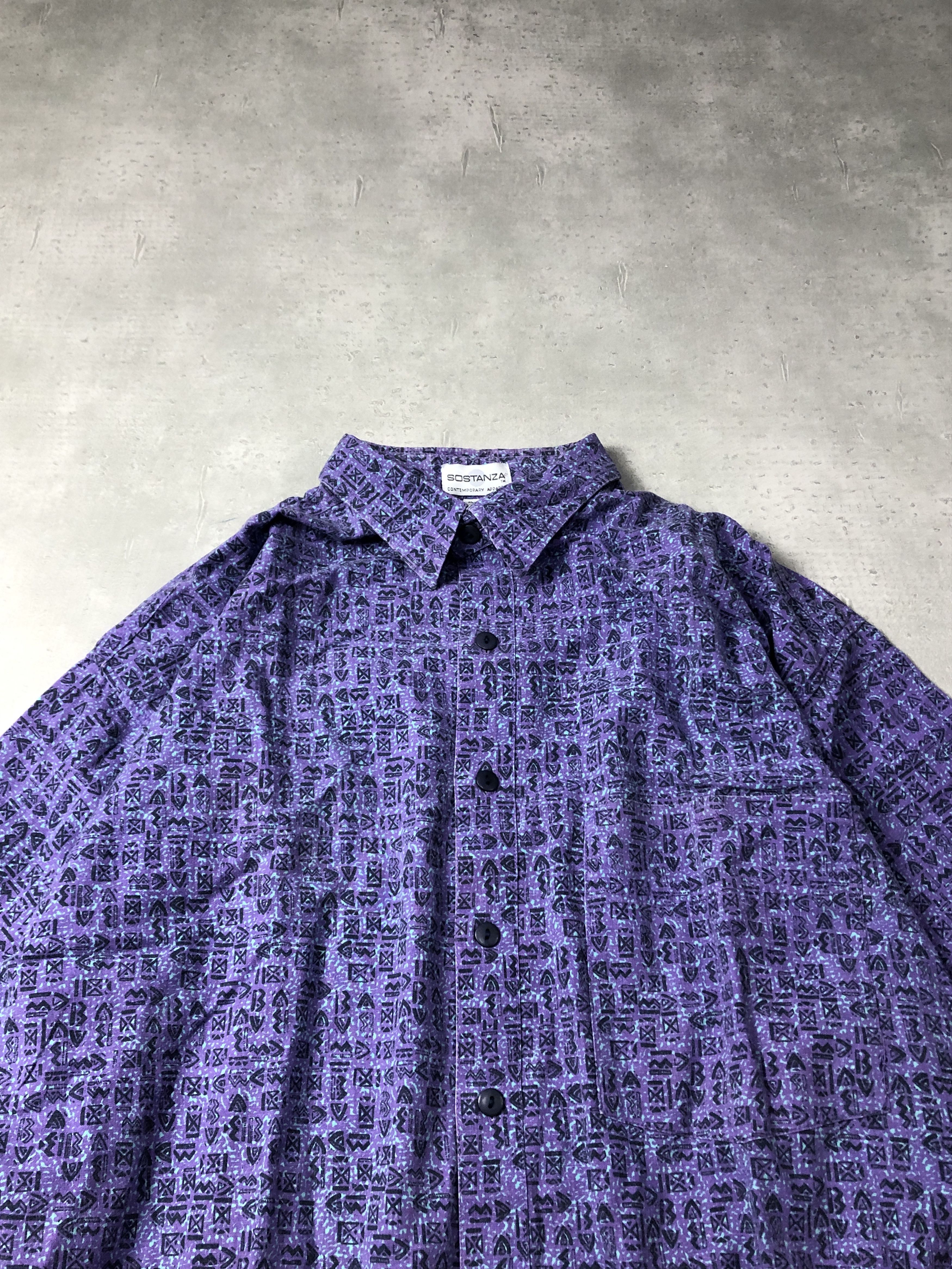 Vintage Vintage patterned shirt 3-3-40 80 Size US L / EU 52-54 / 3 - 5 Thumbnail