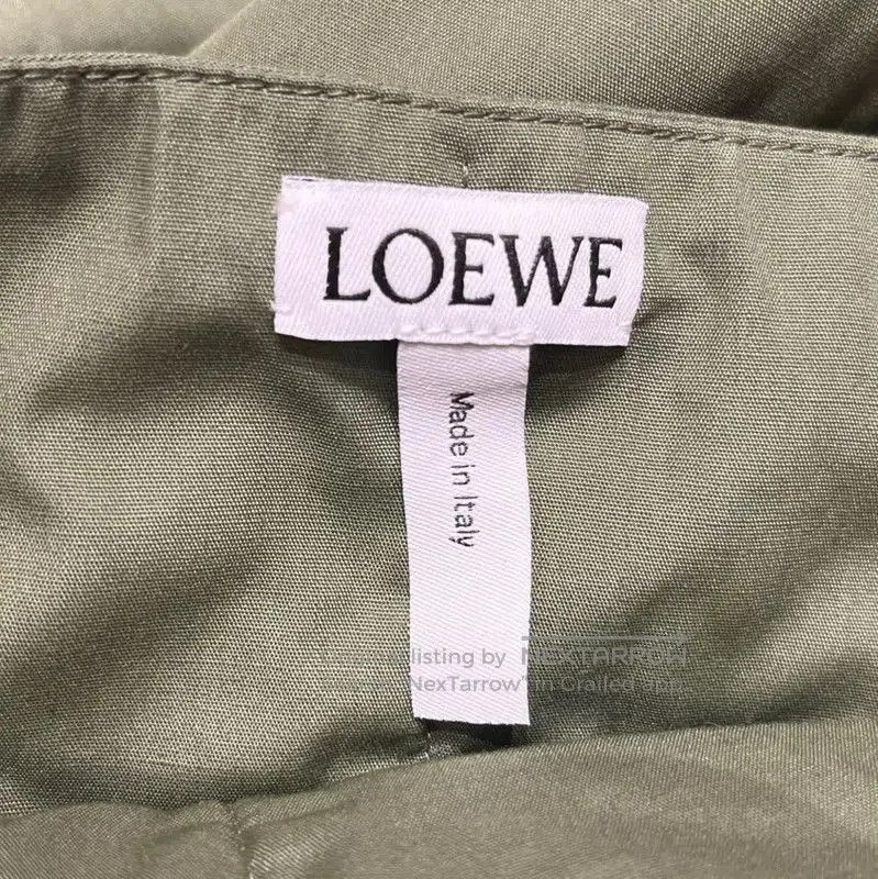 Loewe Loewe Irregular Green Cotton Summer Dress . Size M / US 6-8 / IT 42-44 - 5 Thumbnail
