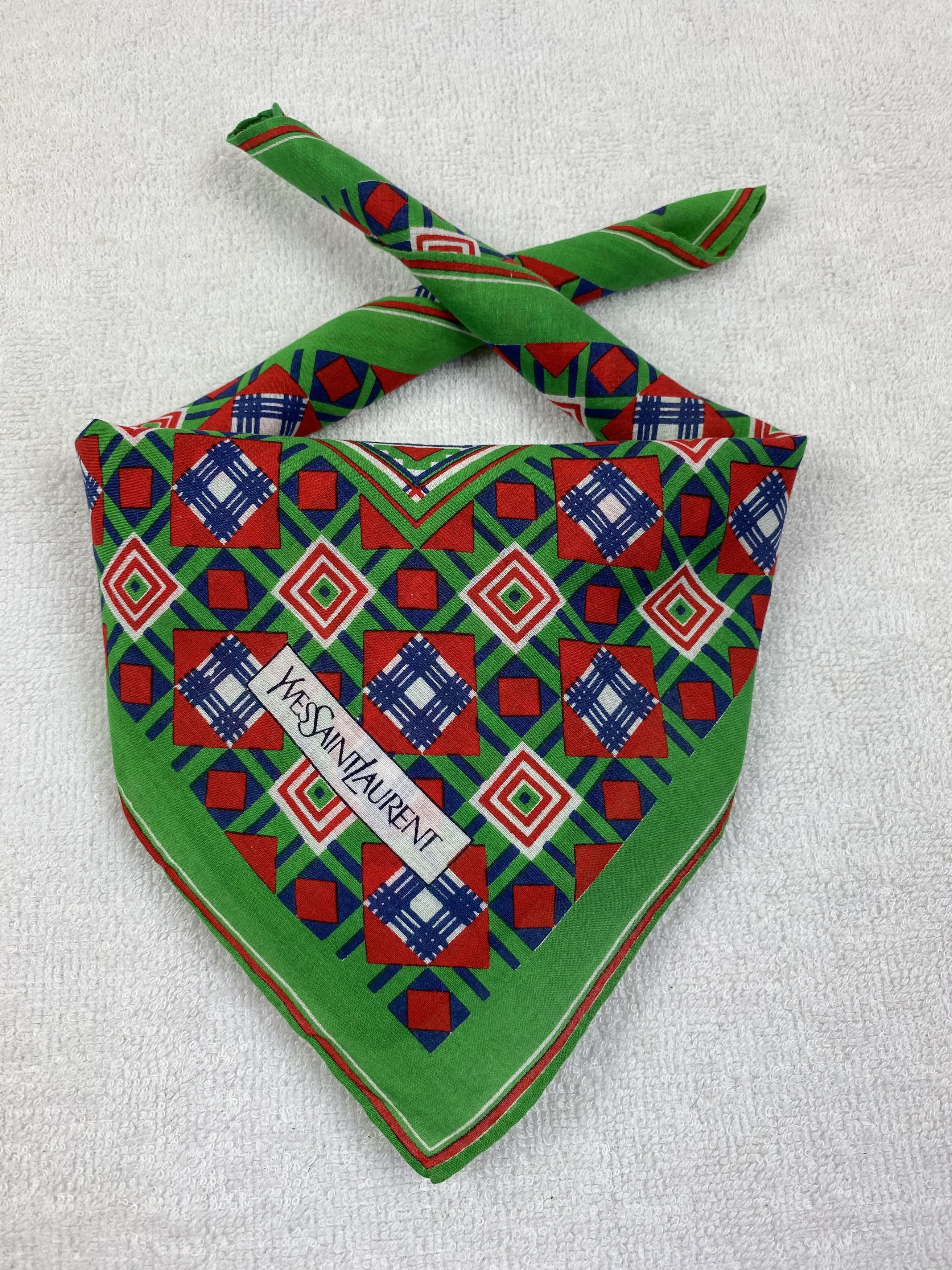 Yves Saint Laurent Yves Saint Laurent Handkerchief / Bandana / Neckerchief Size ONE SIZE - 1 Thumbnail