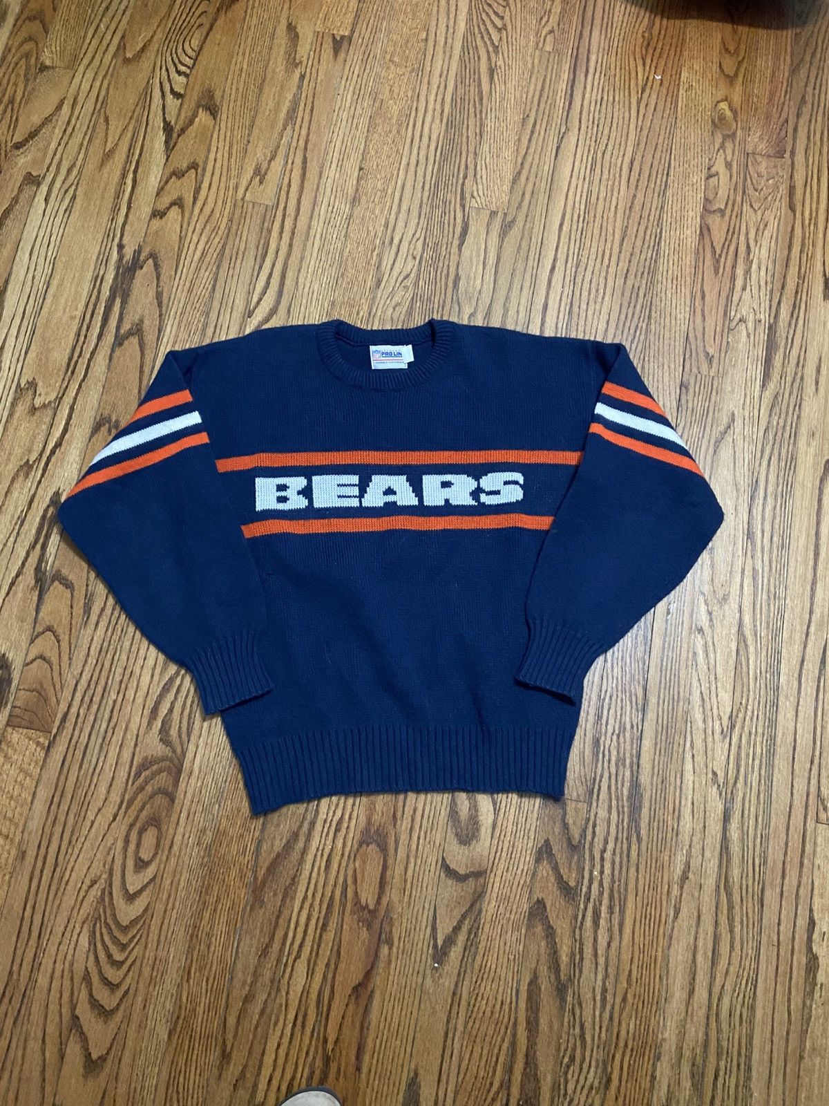Pro Line Vintage chicago bears knit sweater Size US L / EU 52-54 / 3 - 1 Thumbnail