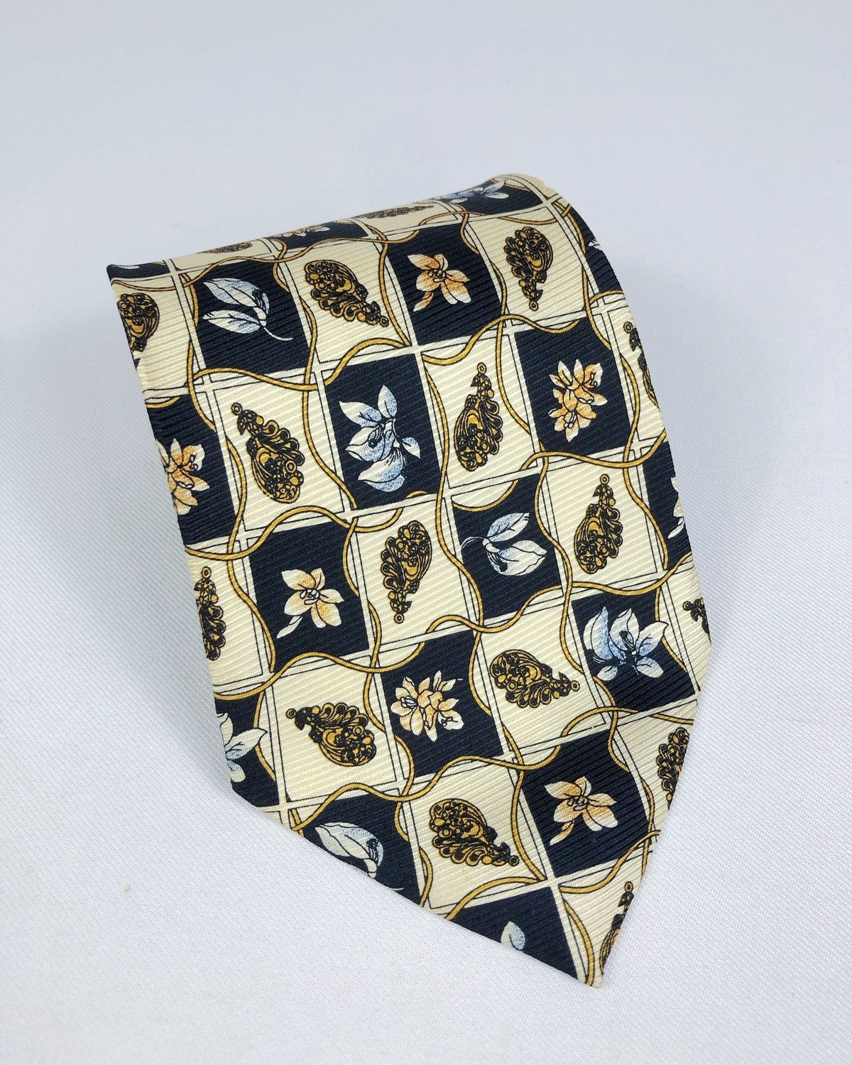 Rare Vintage Christian Dior Monsieur Silk Tie