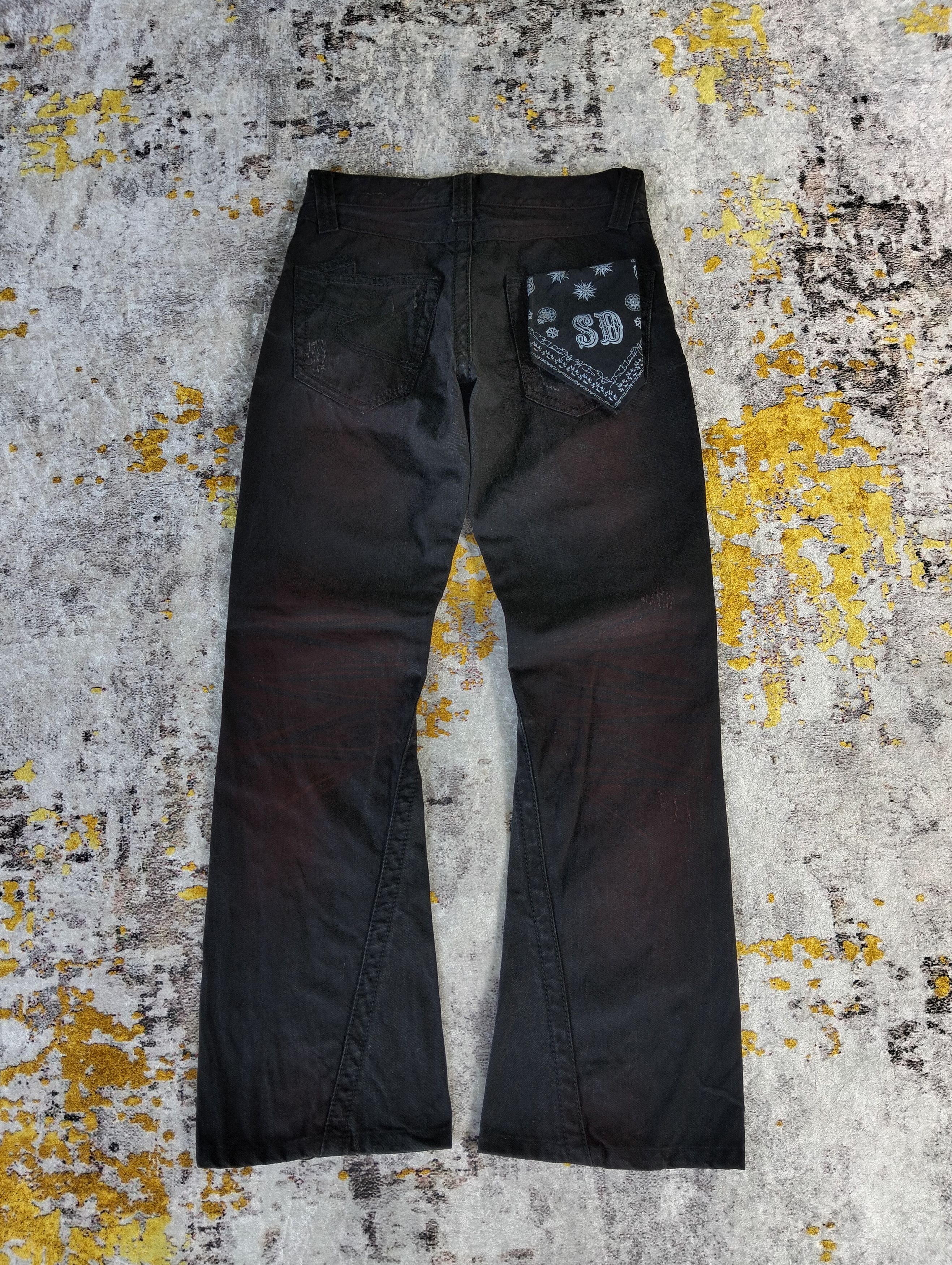 パンツ 00s tornado mart black flare denim pants Tornado Mart Waxed Flared Denim – FOULMANNERED