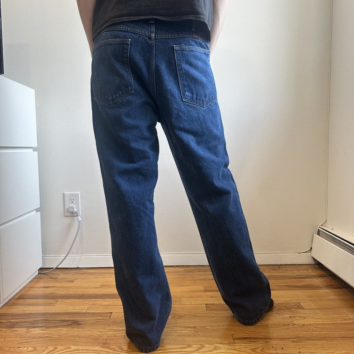 Rustler VINTAGE 90s RUSTLER DENIM JEANS Size US 35 - 2 Thumbnail