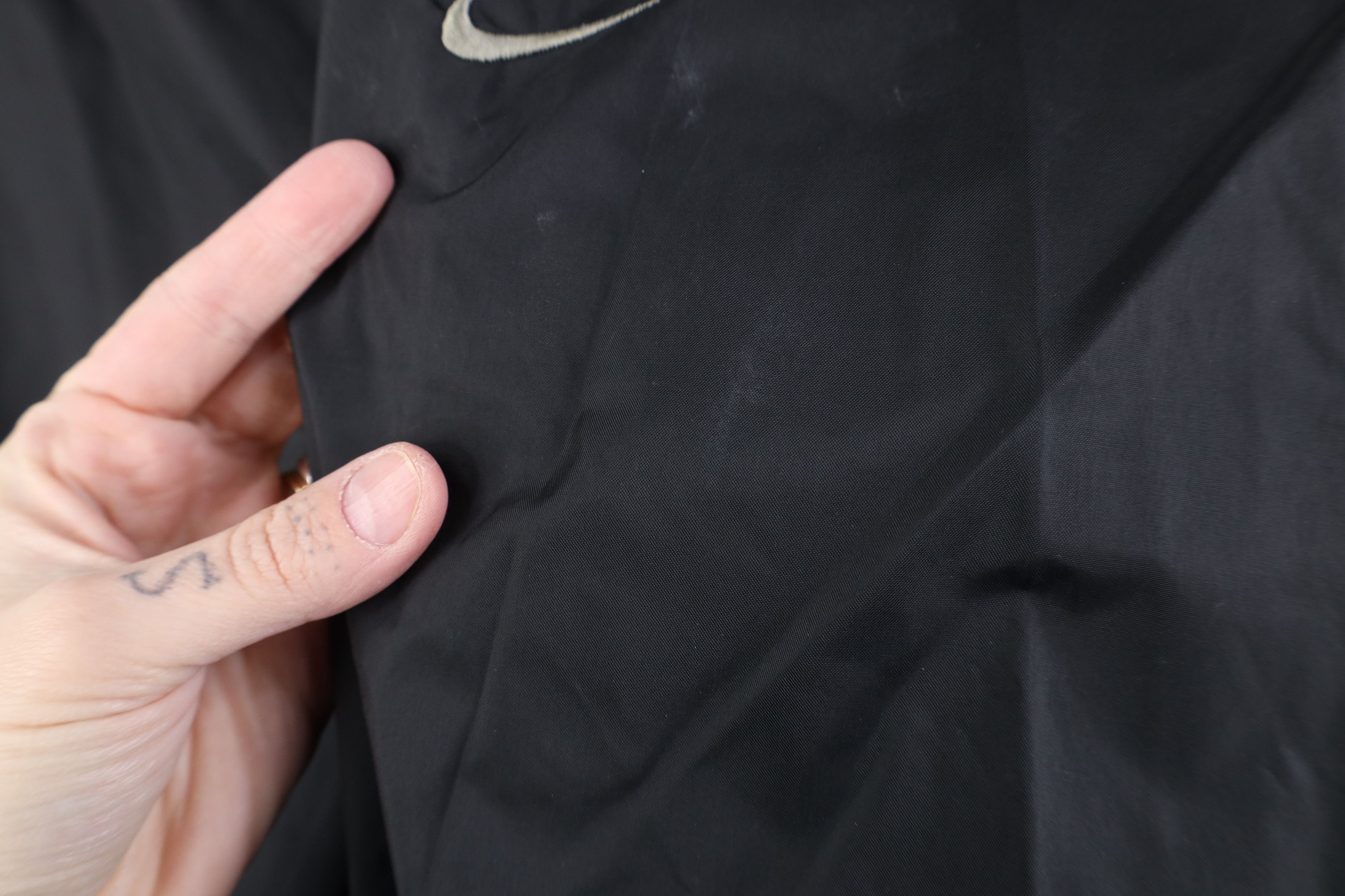 Nike Vintage Nike Mini Swoosh Collared Zip Windbreaker Jacket Size US XL / EU 56 / 4 - 5 Thumbnail