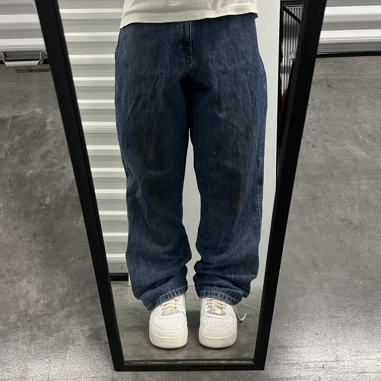 Redhead × Vintage Vintage Y2K Baggy Skater RedHead Dark Wash Denim Jeans! Size US 38 / EU 54 - 1 Thumbnail