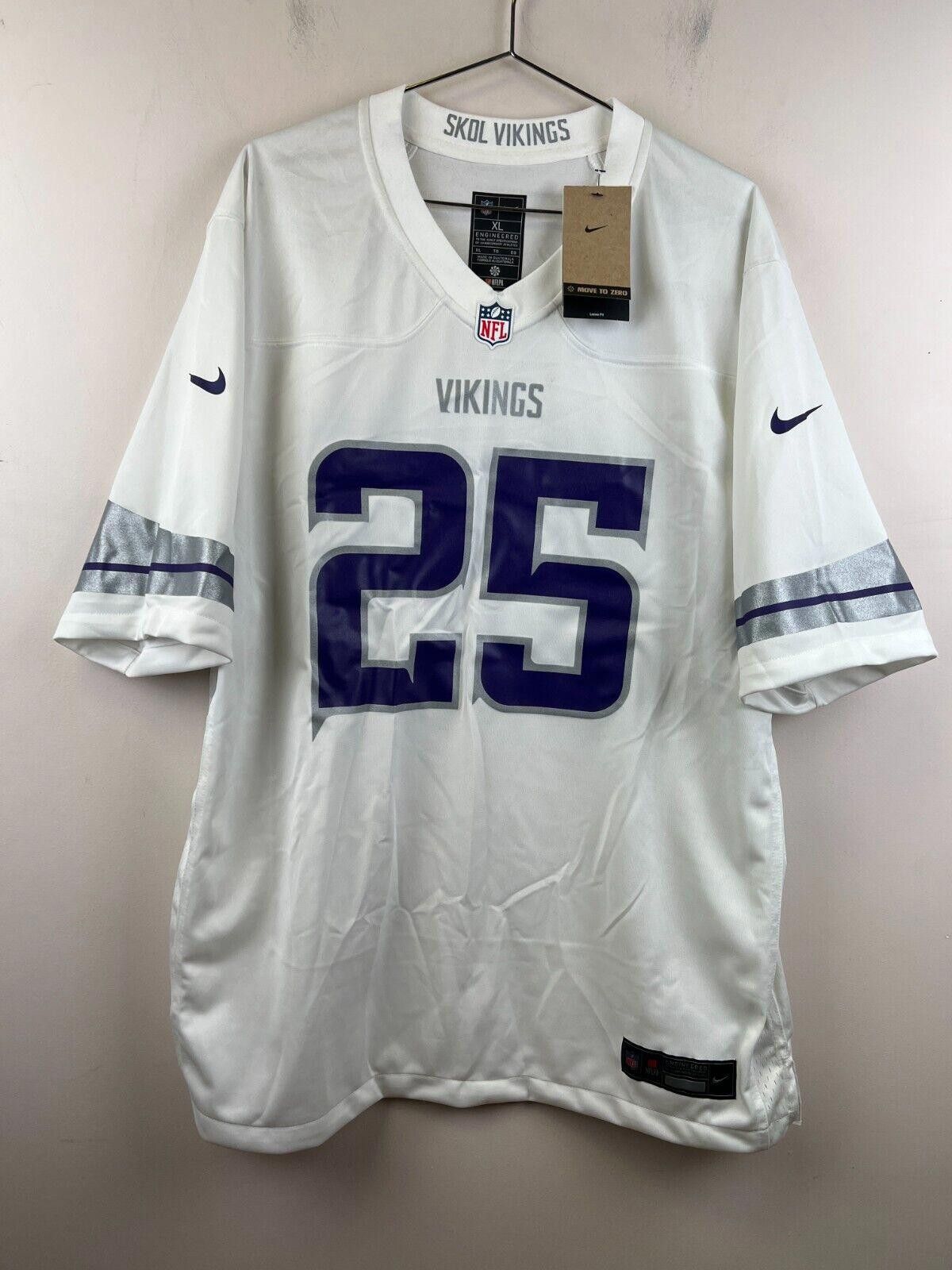 Nike Minnesota Vikings Custom #25 BAILEY White Nike Game Jersey Size ONE SIZE - 1 Thumbnail