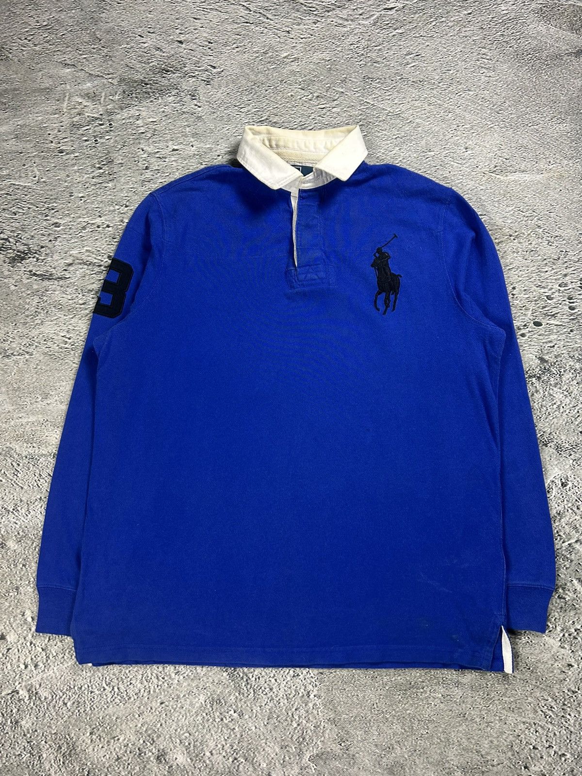 Ralph Lauren Chief Keef Polo Ralph Lauren longsleeve polo blue big pony Size US M / EU 48-50 / 2 - 1 Thumbnail