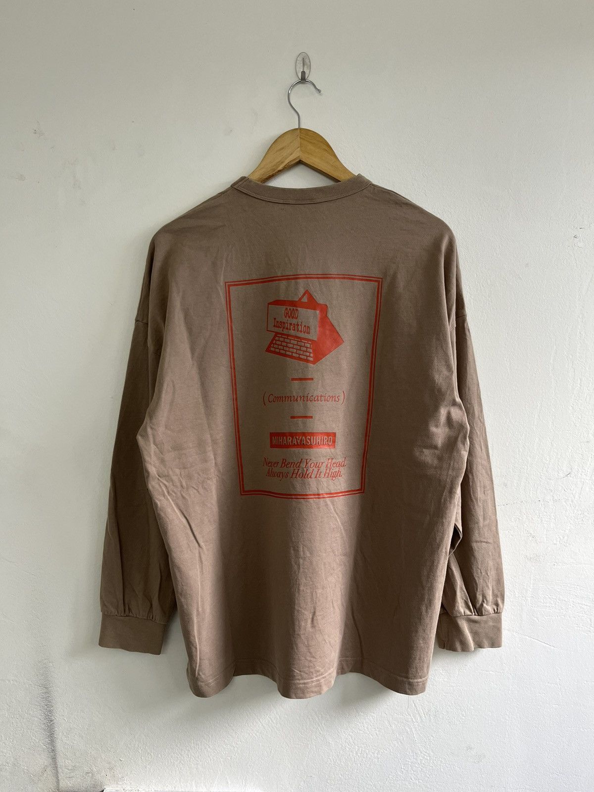 GU × Maison MIHARA YASUHIRO Miharayasuhiro x GU Poem Longsleeve Tshirt Size US M / EU 48-50 / 2 - 1 Thumbnail