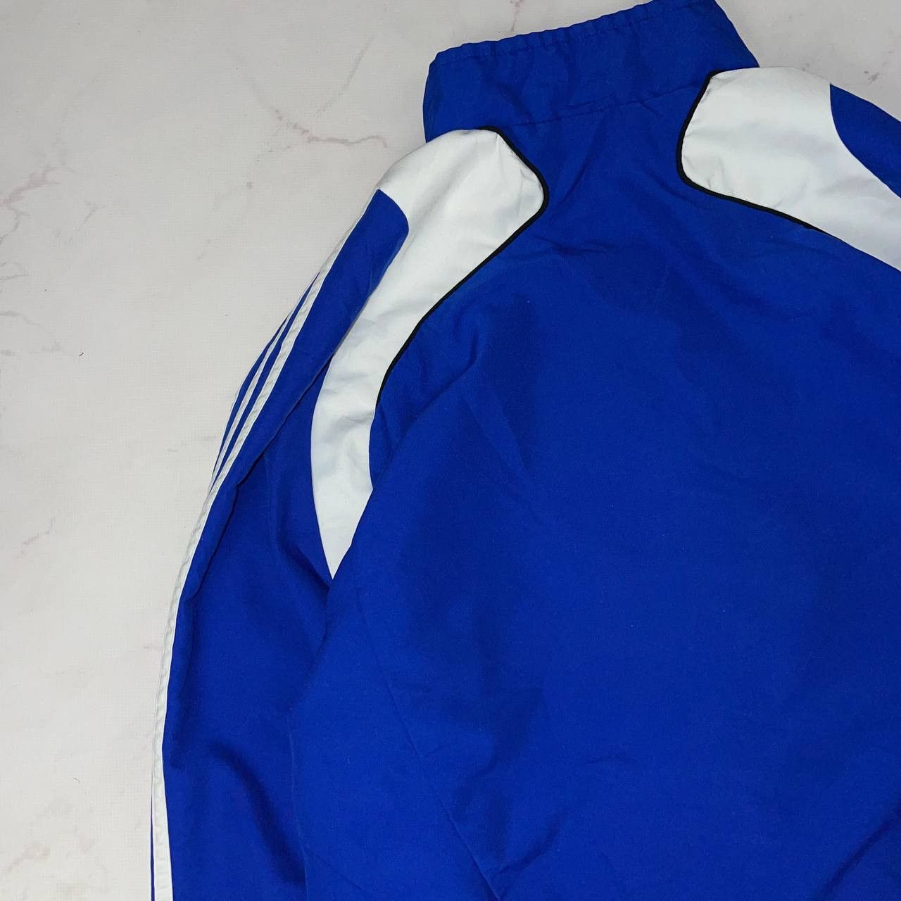 Adidas Adidas Vintage Blue Track Jacket Windbreaker Retro Jacket Size US XL / EU 56 / 4 - 10 Thumbnail