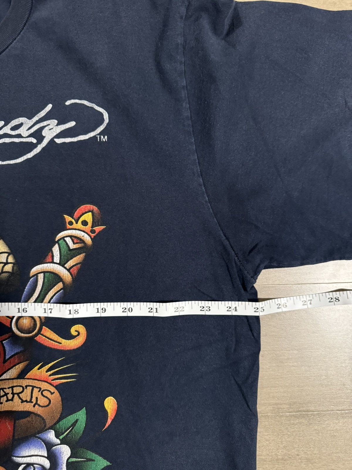 Ed Hardy × Vintage Vintage Ed Hardy T shirt! Size US XL / EU 56 / 4 - 6 Thumbnail