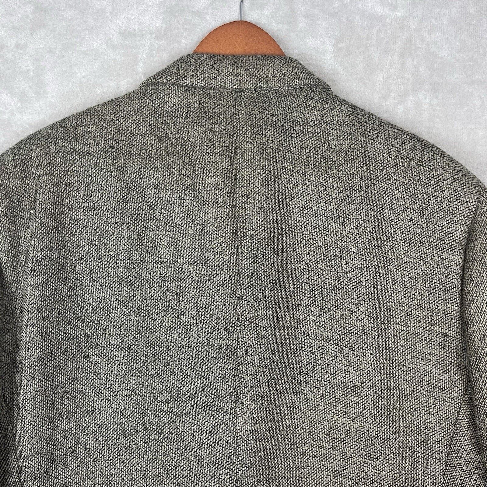 Hickey Freeman Hickey Freeman Design 100% Wool Blazer USA Made 46" Long Size 46L - 7 Thumbnail