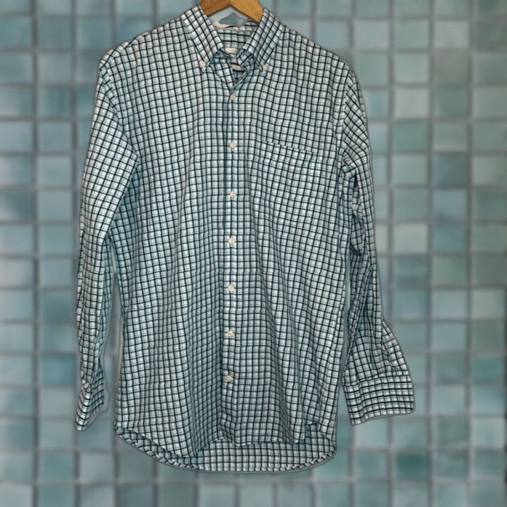 Peter Millar Peter Millar Plaid Shirt Long Sleeve M Multicolor 100% Cotton Button-Up Men Size US M / EU 48-50 / 2 - 1 Thumbnail