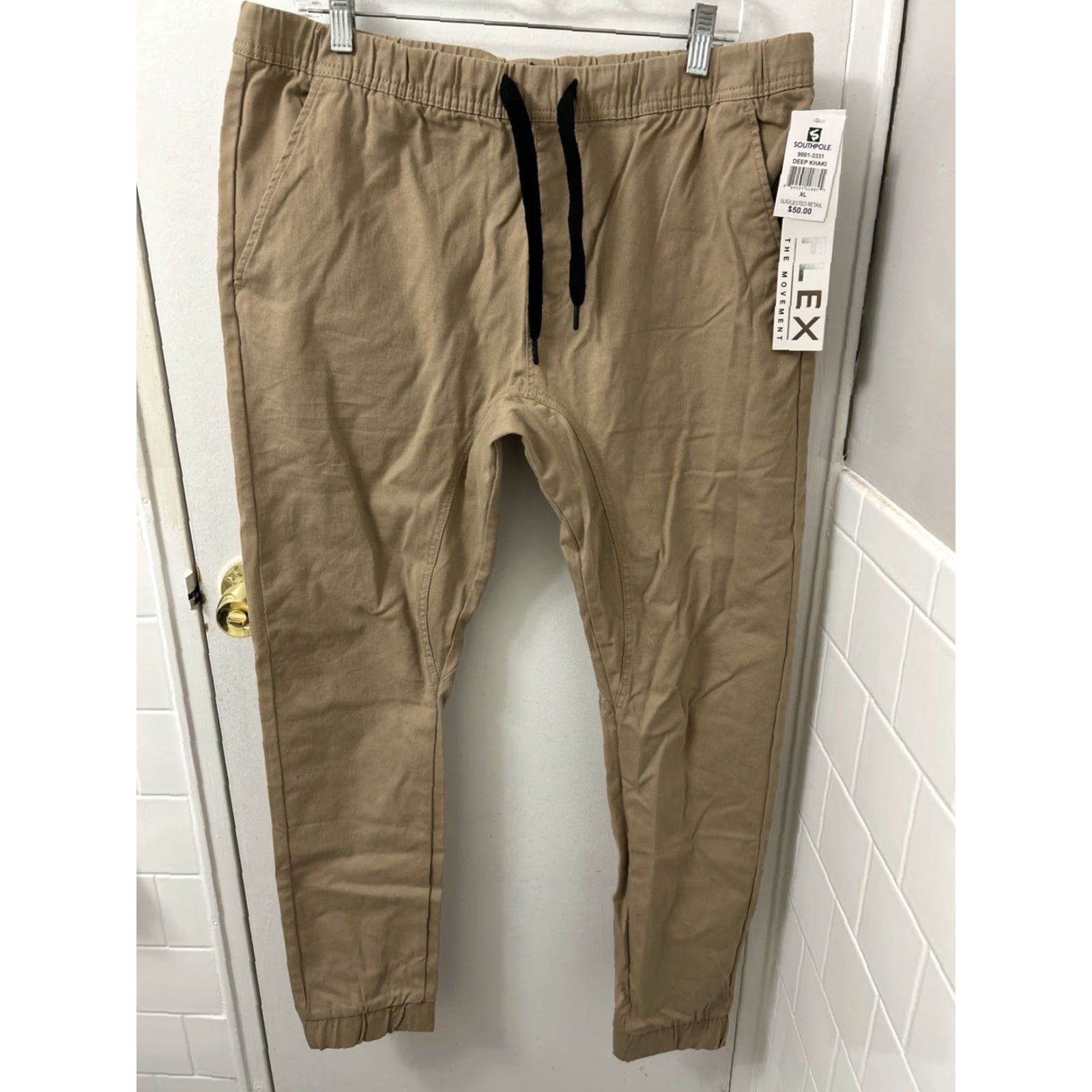 Southpole Southpole Jogger Pants Mens XL Tan Khaki Flex The Movement NWT Size US 36 / EU 52 - 2 Thumbnail