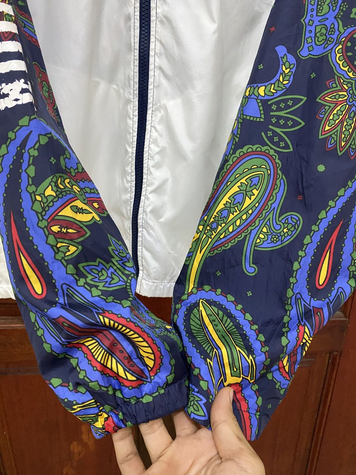 Billionaire Boys Club Billionaire Boys Club Paisley Nylon Jacket Size US XL / EU 56 / 4 - 8 Thumbnail