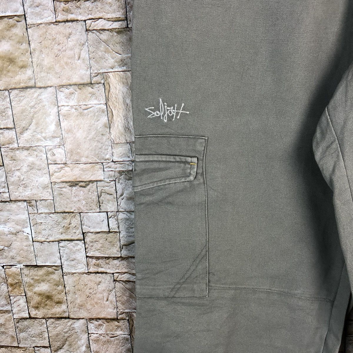 Japanese Brand Soljan Grey tactical utility Cargo Multipocket Pants #A357 Size US 32 / EU 48 - 10 Thumbnail