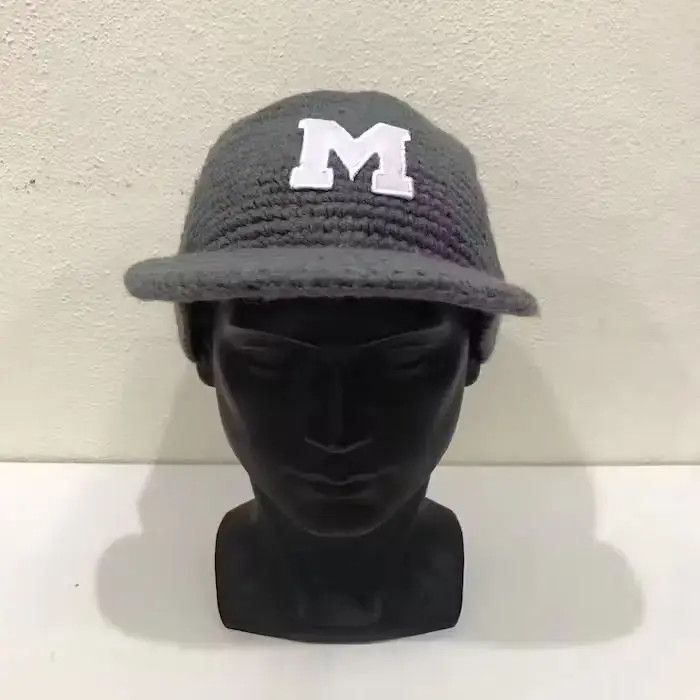 Japanese Brand × Vintage Japanese Brand Big Logo Knit Hat Size ONE SIZE - 2 Thumbnail