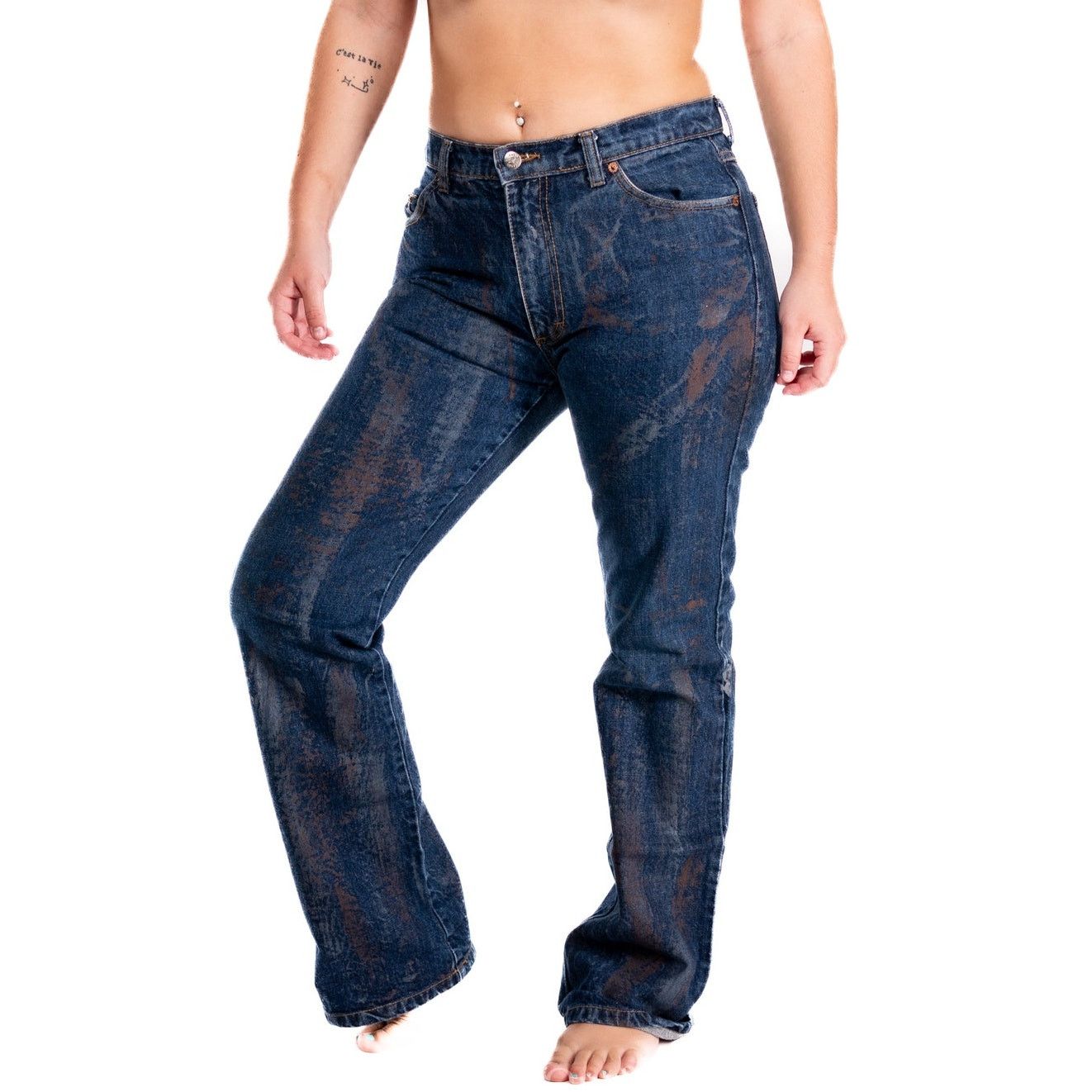 Designer KRUSH Premium Denim Jeans Size US 32 / EU 48 - 3 Thumbnail