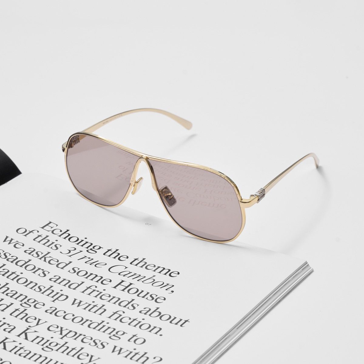 Miu Miu MIU MIU 0MU A56S 5AK20I SUNGLASSES Size ONE SIZE - 1 Thumbnail