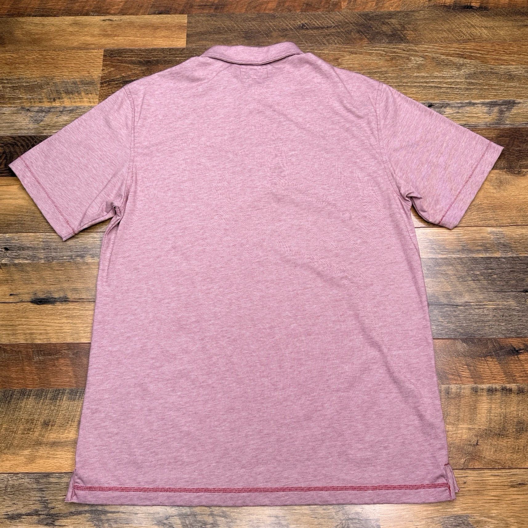 Vintage Linksoul Polo Shirt Mens Large Red Tempus Fugit Preppy Size US L / EU 52-54 / 3 - 2 Thumbnail